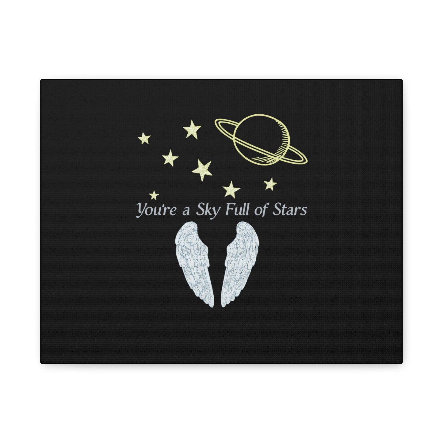 Starry Sky Wings Canvas