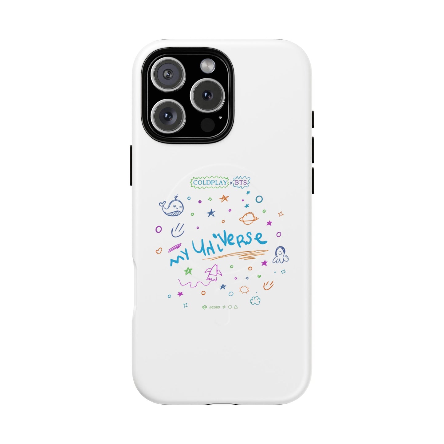 Neon Space Doodles Tough Magnetic Case