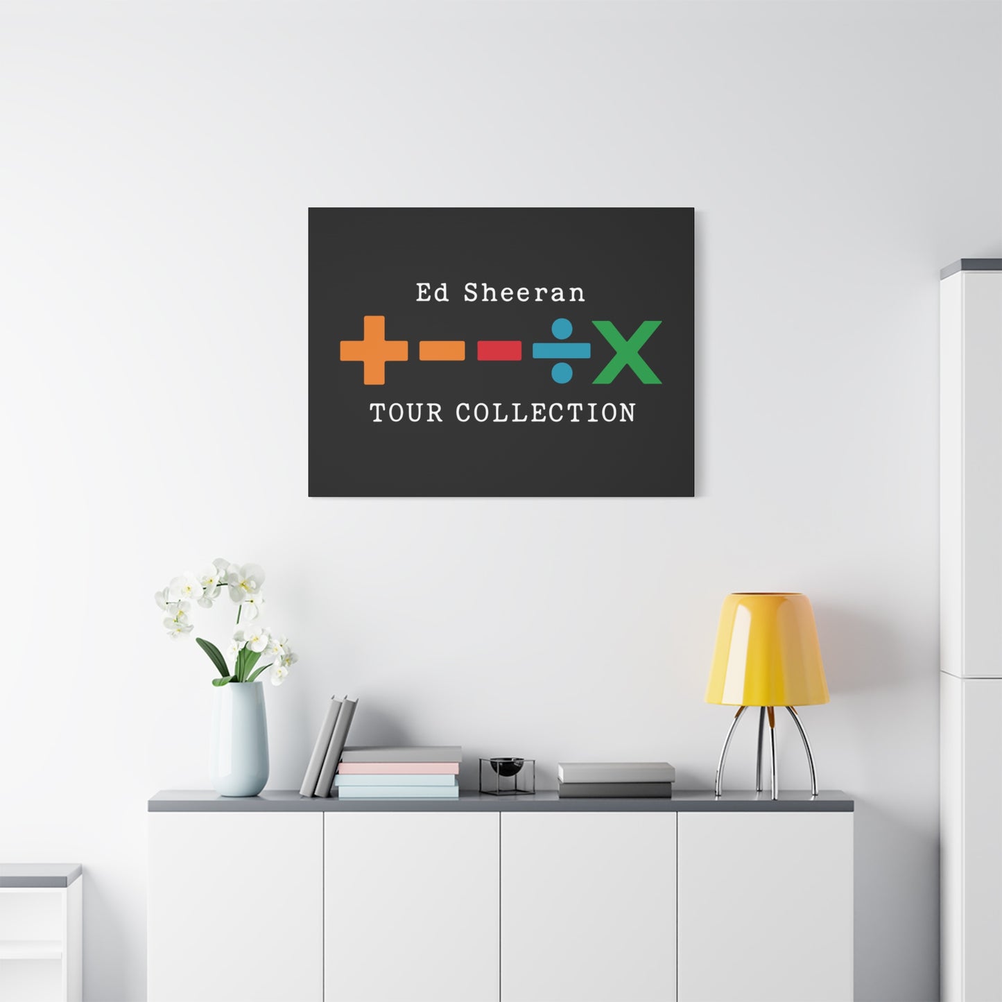 Matte Stretched Canvas, 1.25" Depth – Ed Sheeran Black Edition