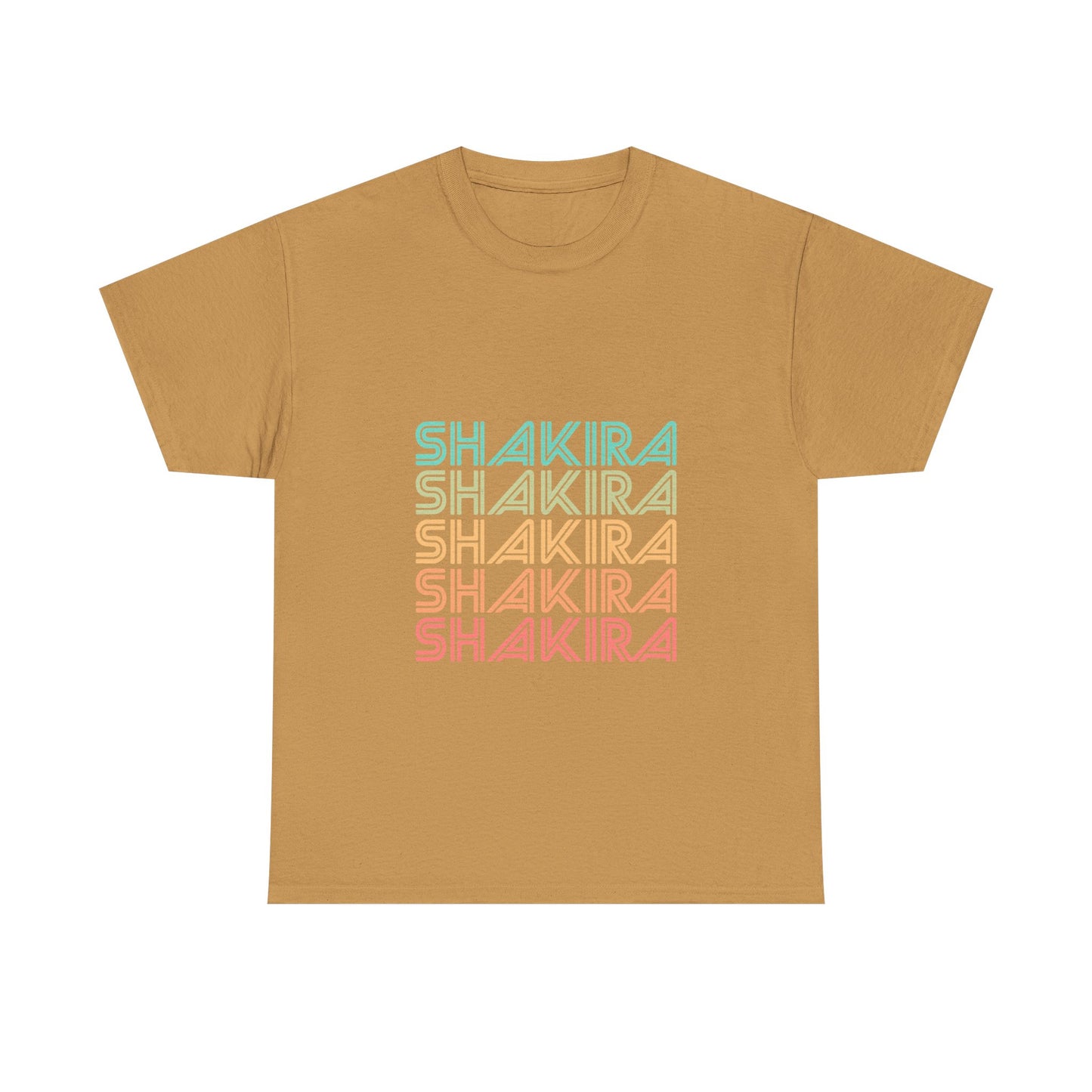 Retro Pop Lines Unisex Heavy cotton tee