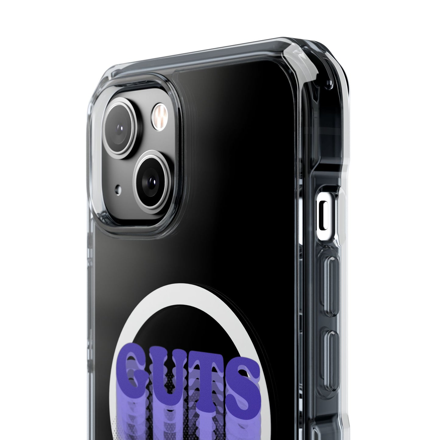 Guts Drip Effect Halftone Magnetic Clear Impact Case