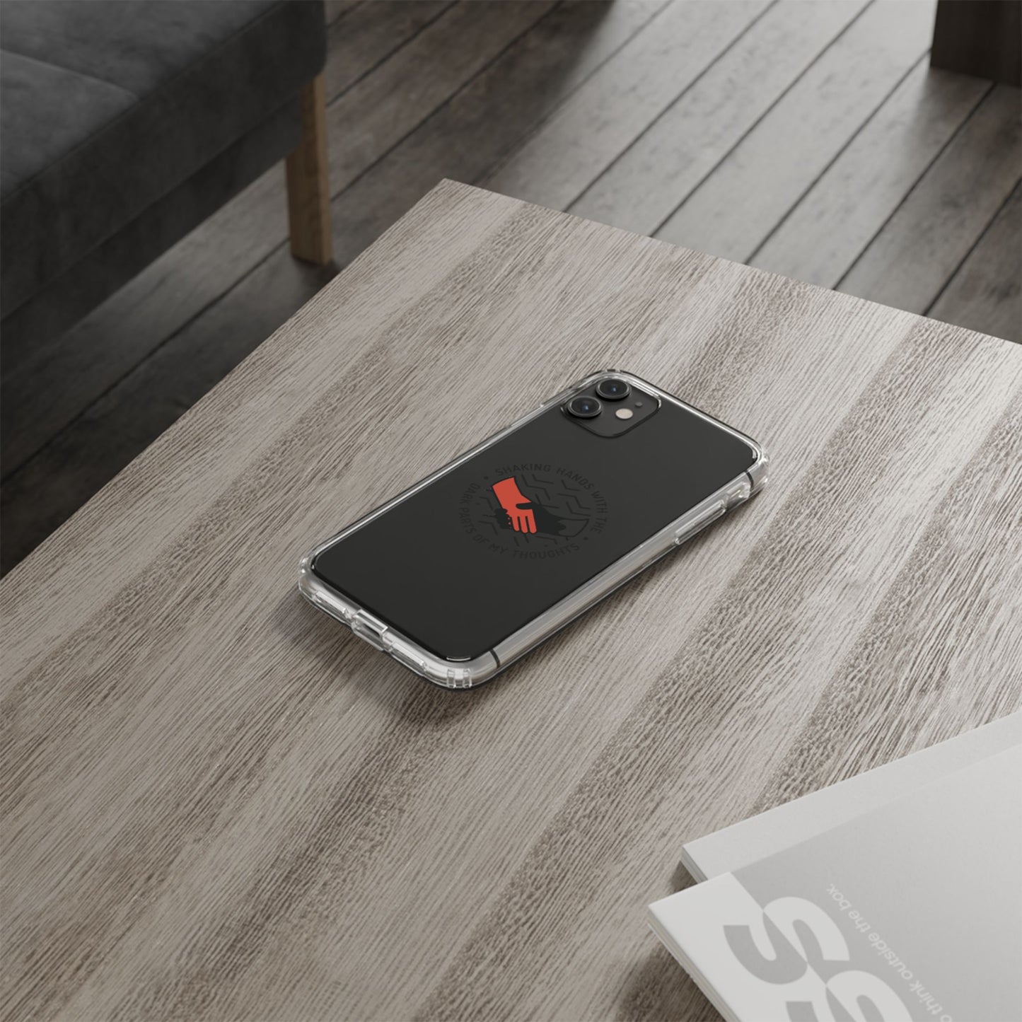 Dark Grip Clear Case