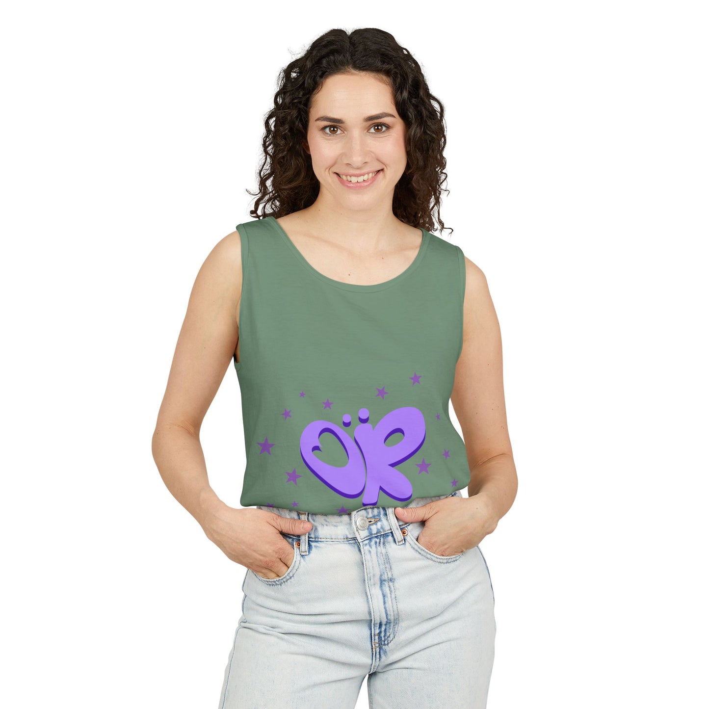 OR Graffiti Starburst-Dyed Tank Top