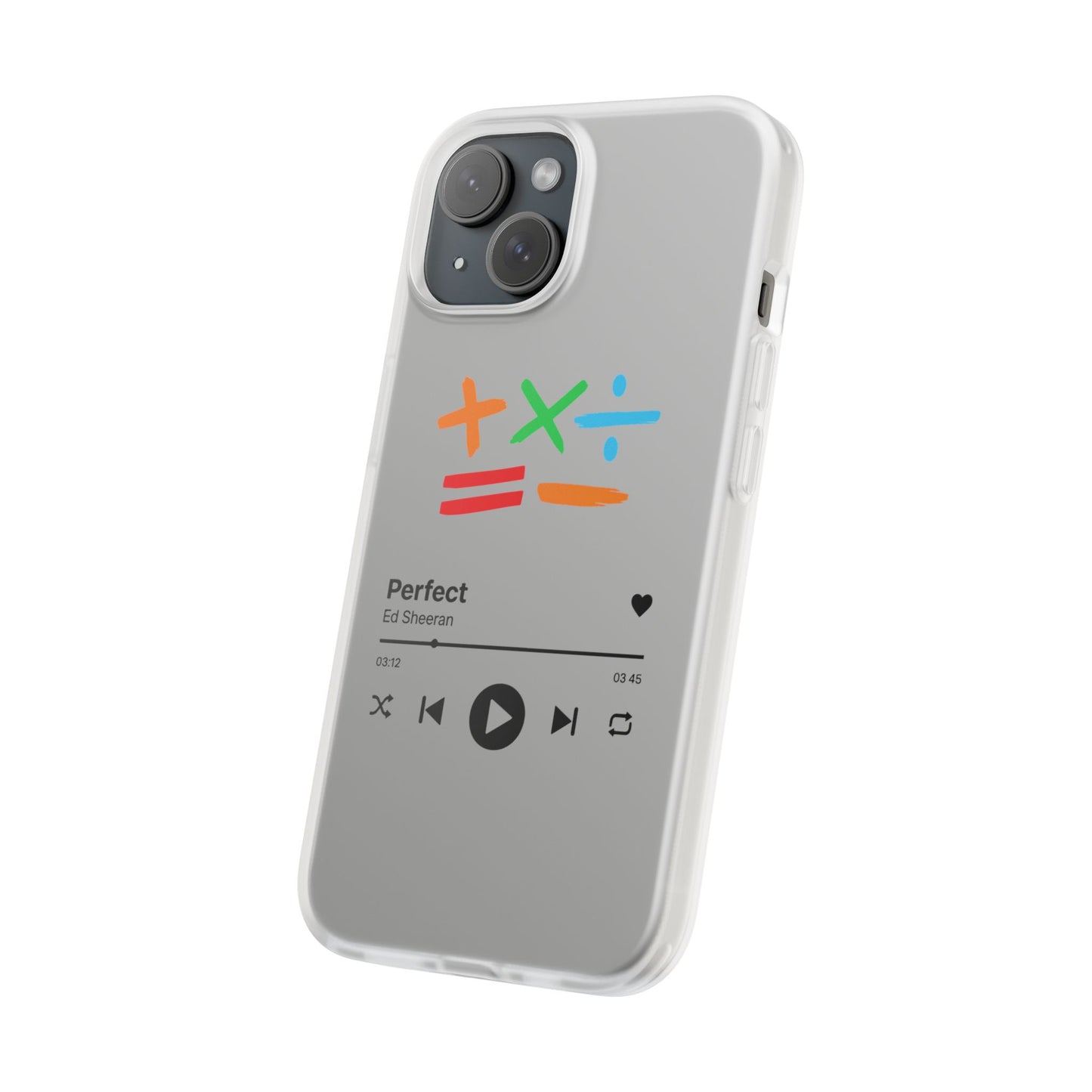 Flexi Case – Ed Sheeran Music Design (iPhone X–16 Pro Max)