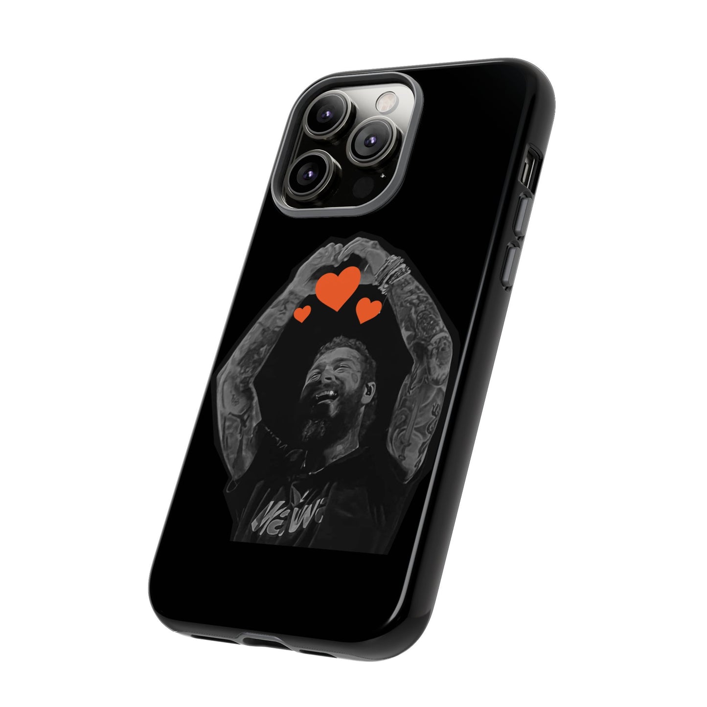 Tough iPhone Case (12–16 Pro Max) – Post Malone Heartfelt Wishes