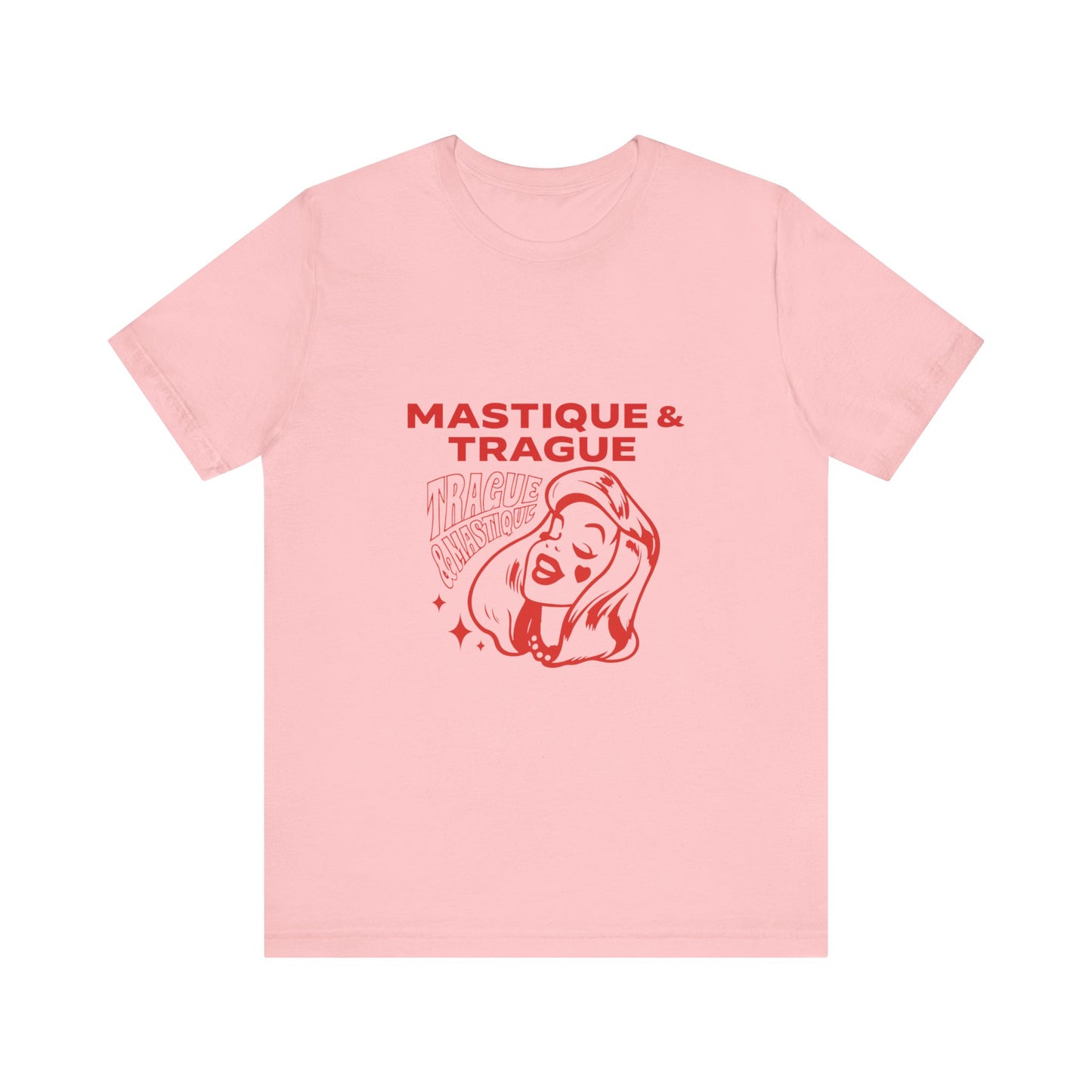 Fierce Femme in Red Unisex jersey short sleeve tee