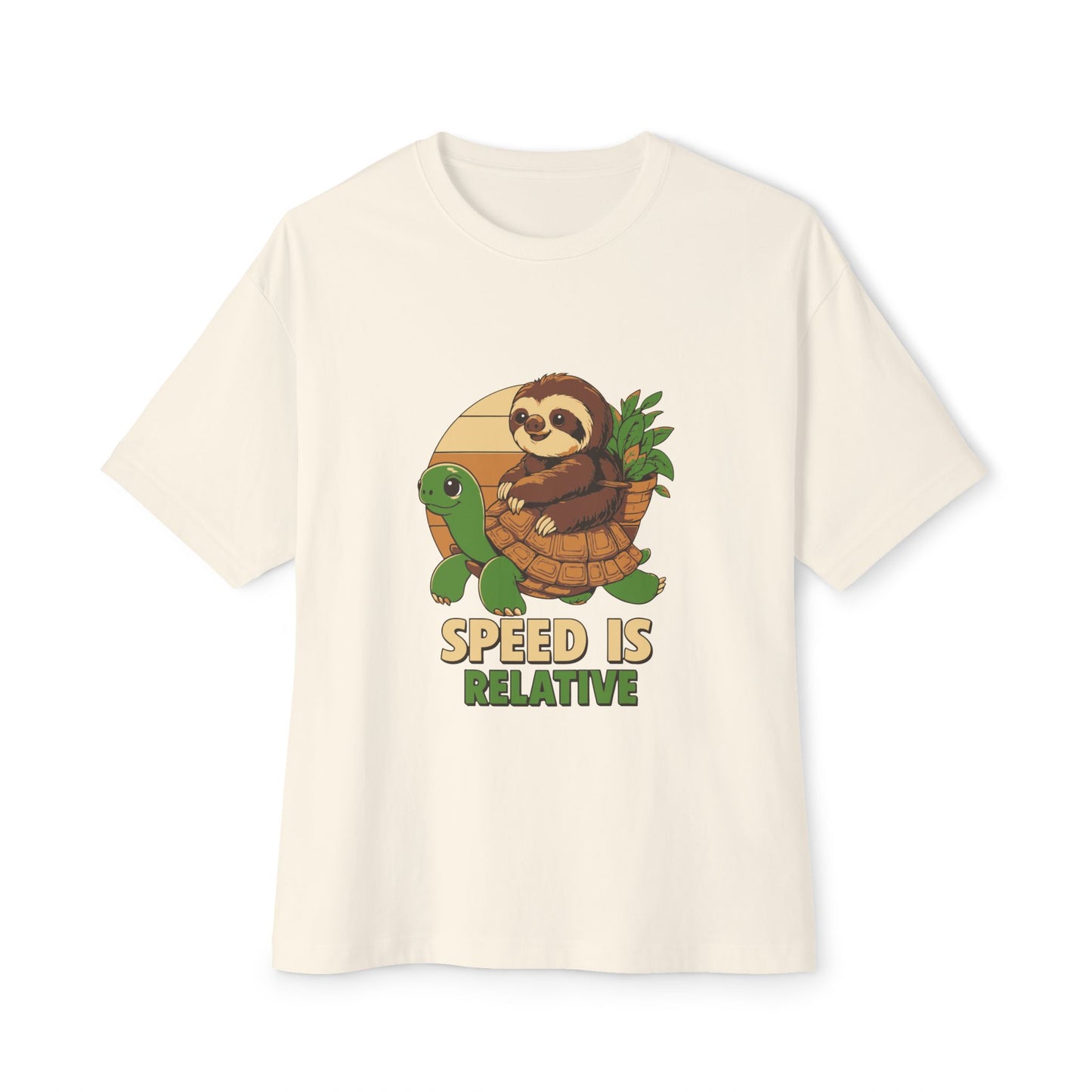 Oversized boxy Tee – Snazzy Speed Edition