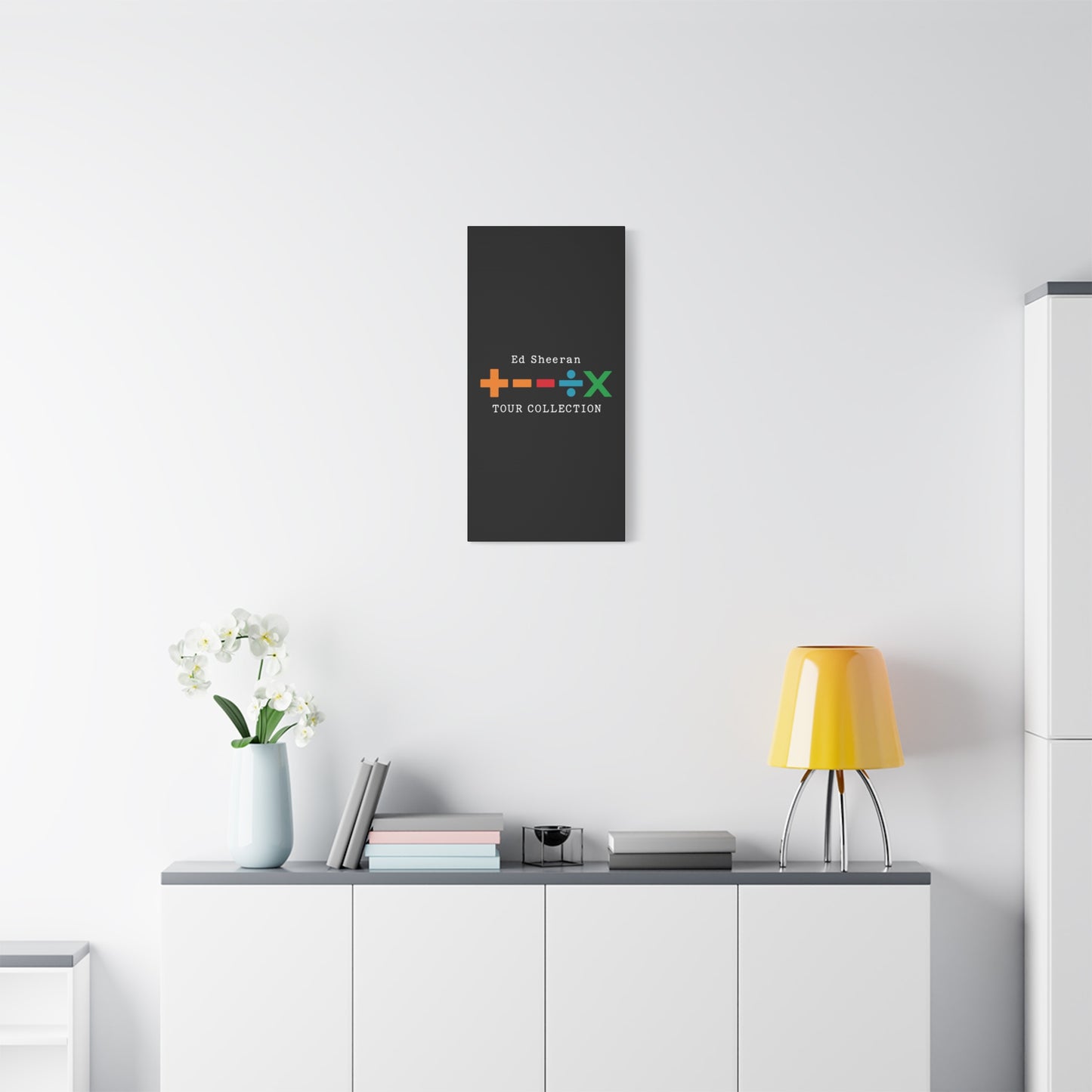 Matte Stretched Canvas, 1.25" Depth – Ed Sheeran Black Edition
