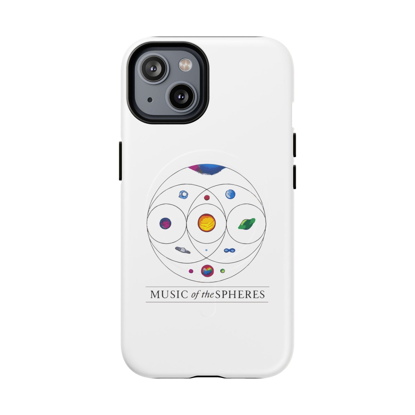 Colorful Planetary Orbit Diagram Tough Magnetic Case