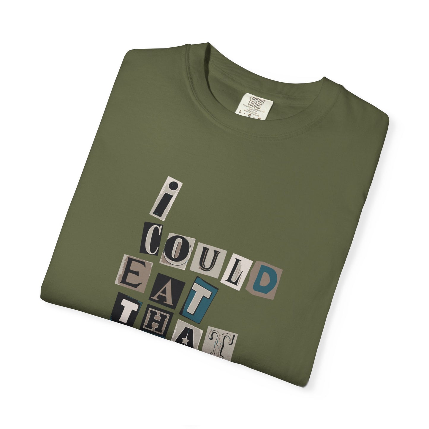 Mixed Message Collage Unisex Dyed T-shirt