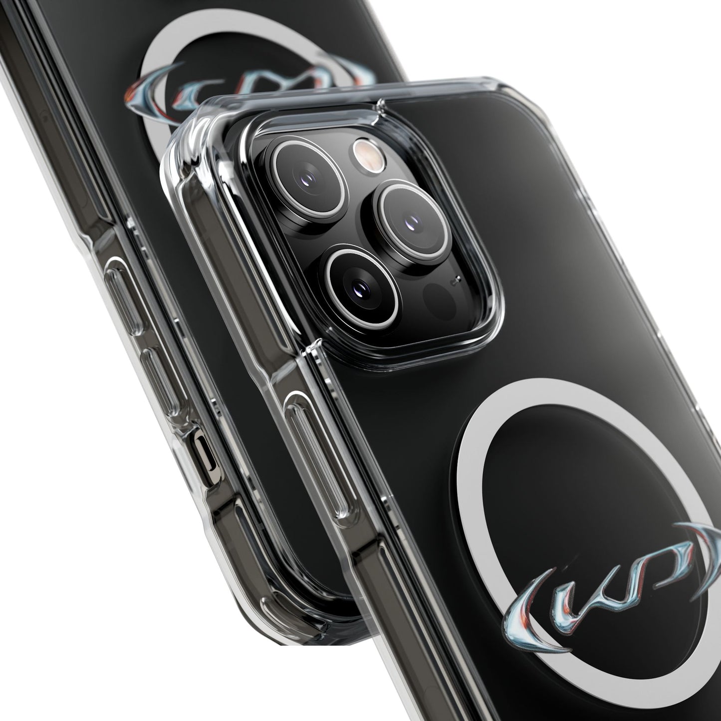 Neon‑Gradient Rua Magnetic Clear Impact cases