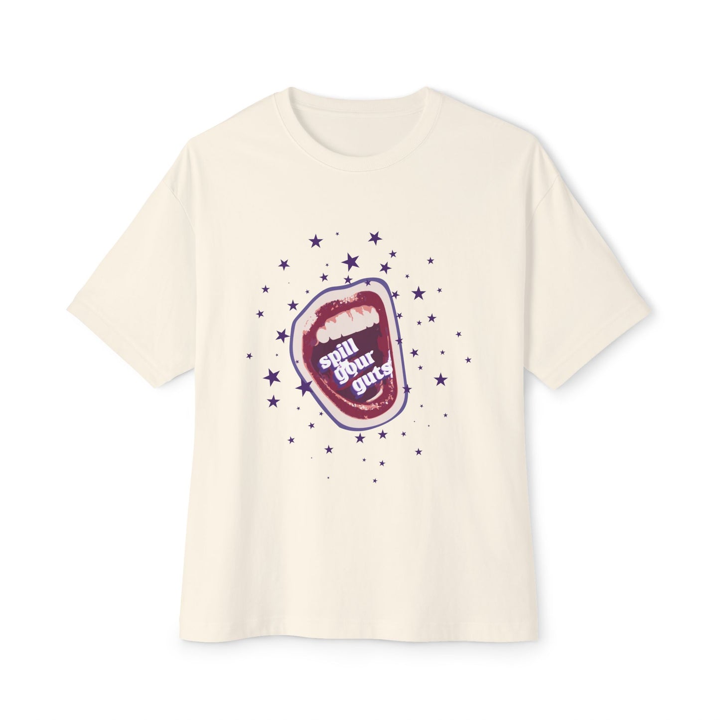 Spill Your Guts Scream-Oversized Tee