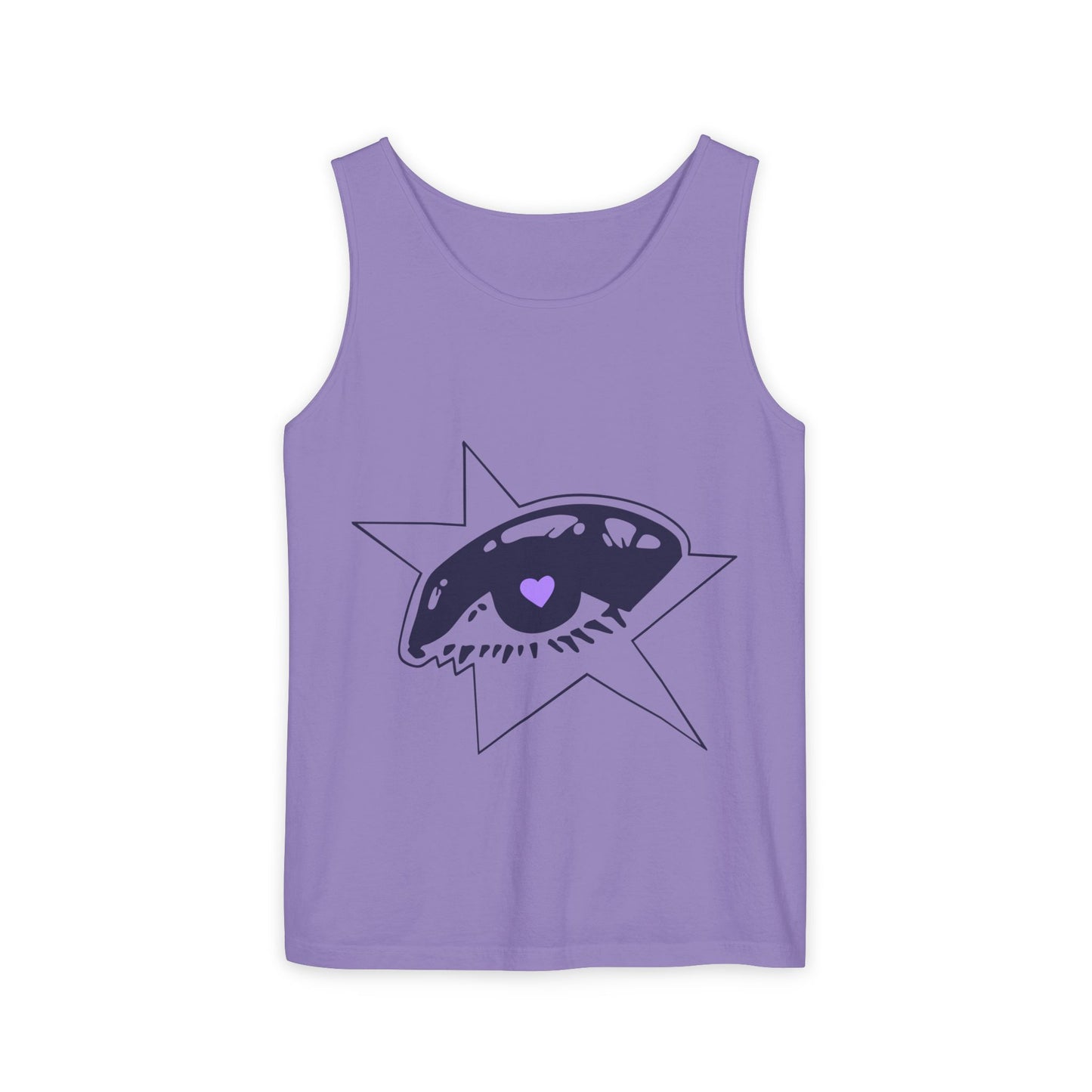 Purple Starry Eye-Dyed Tank Top