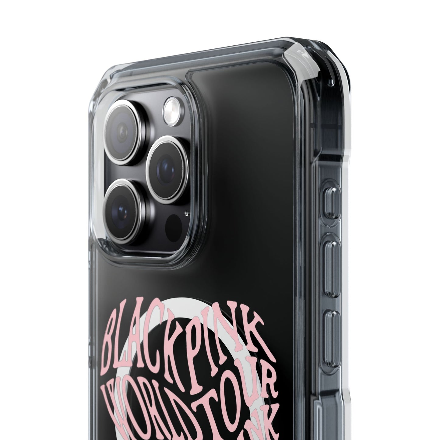 Born Pink Heart Typography - Magnetic Clear Impact Case