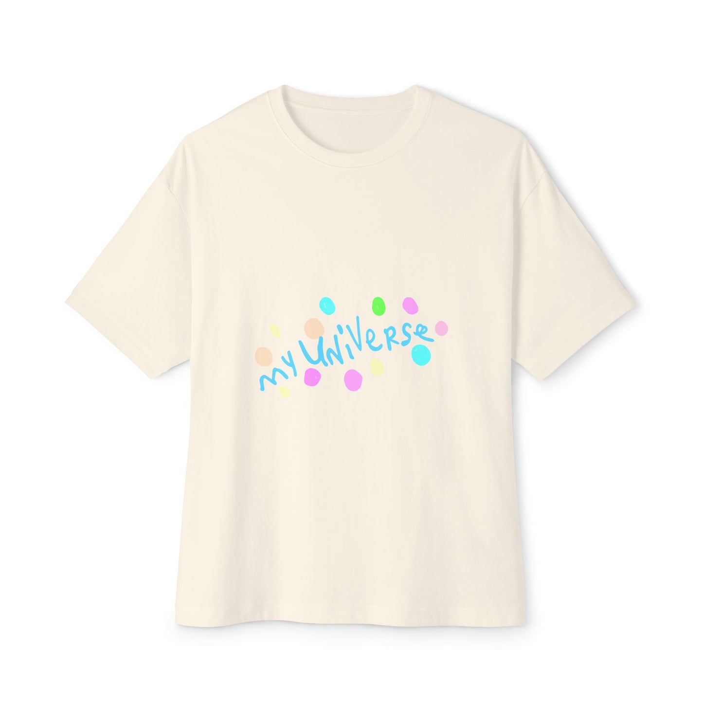Pastel Universe Unisex Oversized Boxy Tee