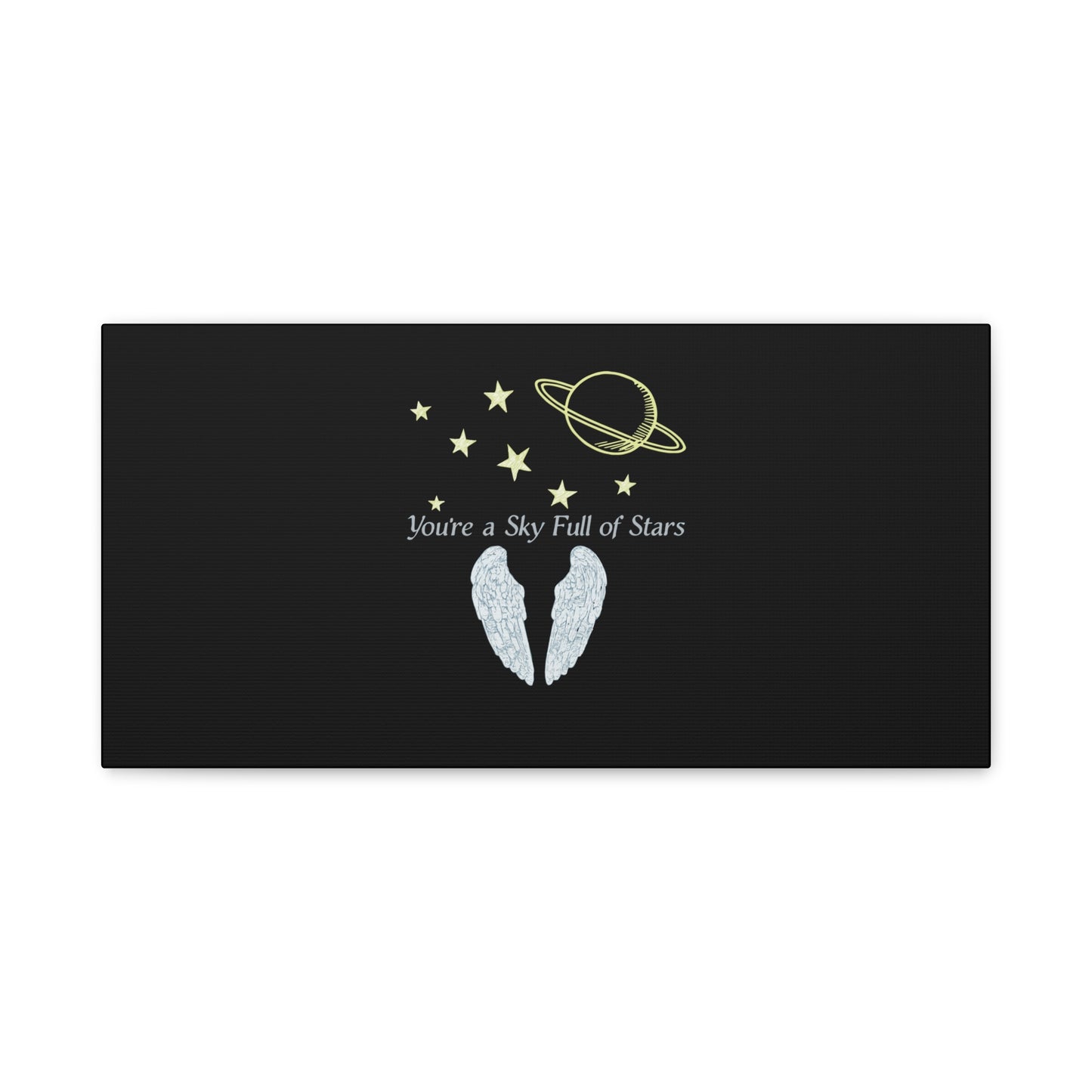 Starry Sky Wings Canvas