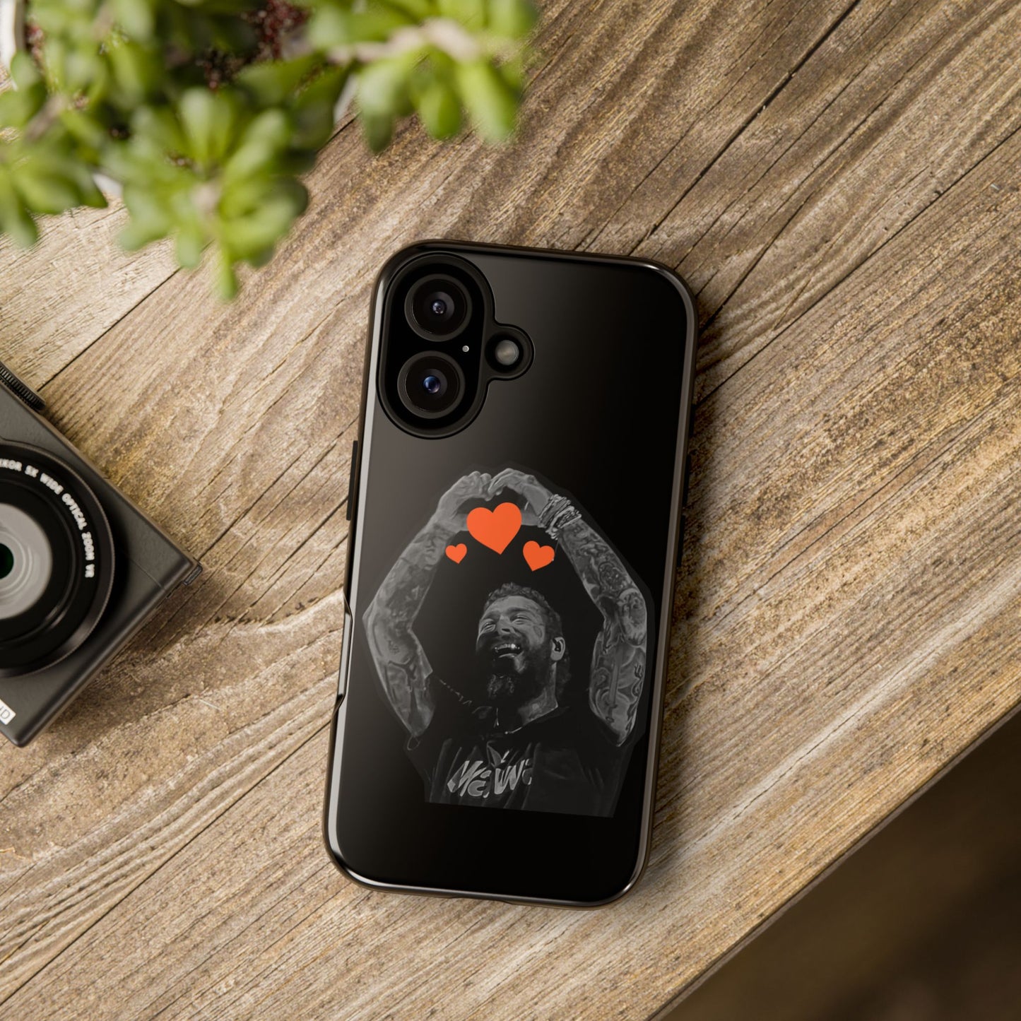 Tough iPhone Case (12–16 Pro Max) – Post Malone Heartfelt Wishes