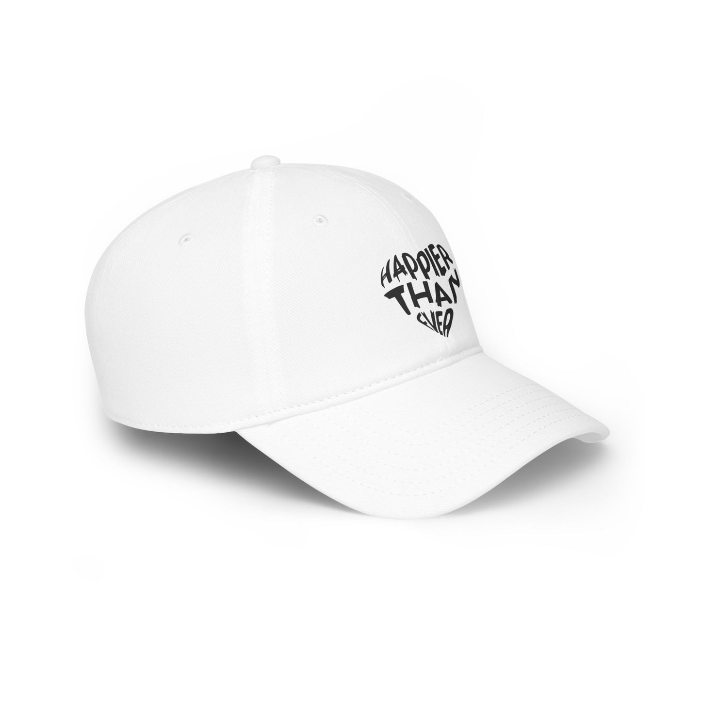 Happier Heart Lettering Baseball Cap