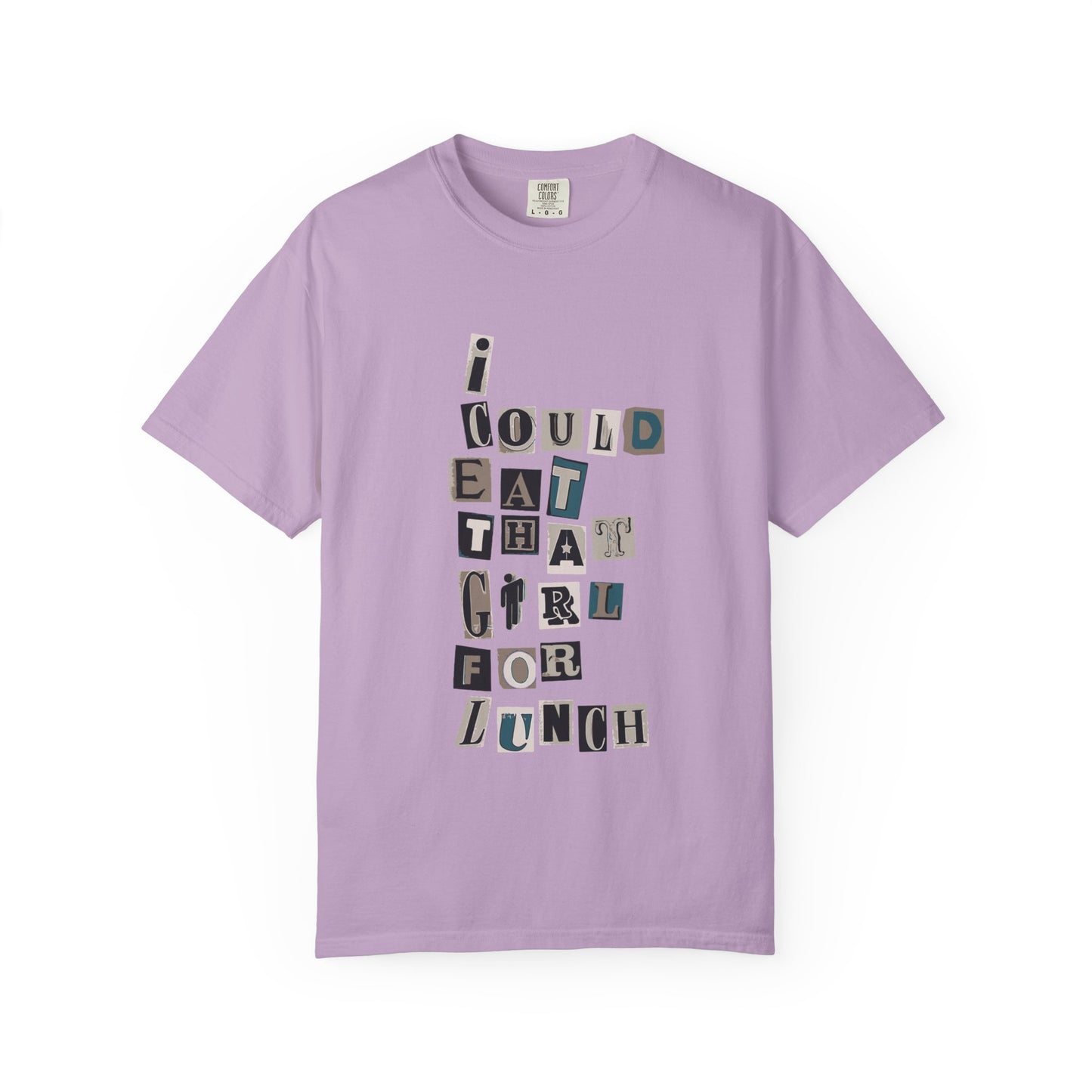 Mixed Message Collage Unisex Dyed T-shirt