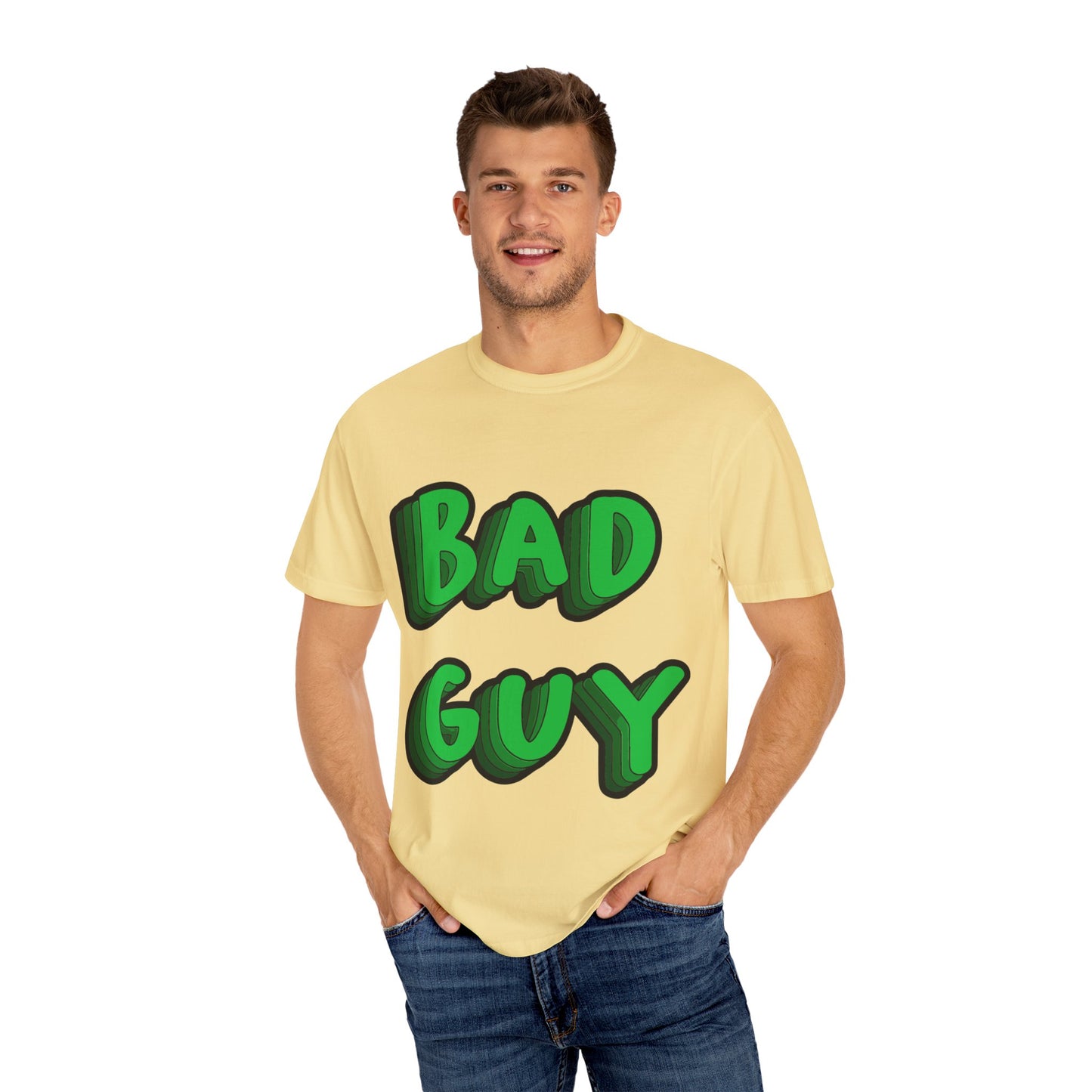 Bold 3D Bad Mood Unisex Dyed T-shirt