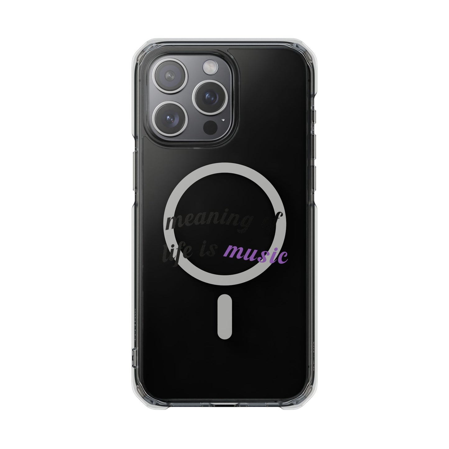 Feel the Music Vibe Magnetic clear Impact Case