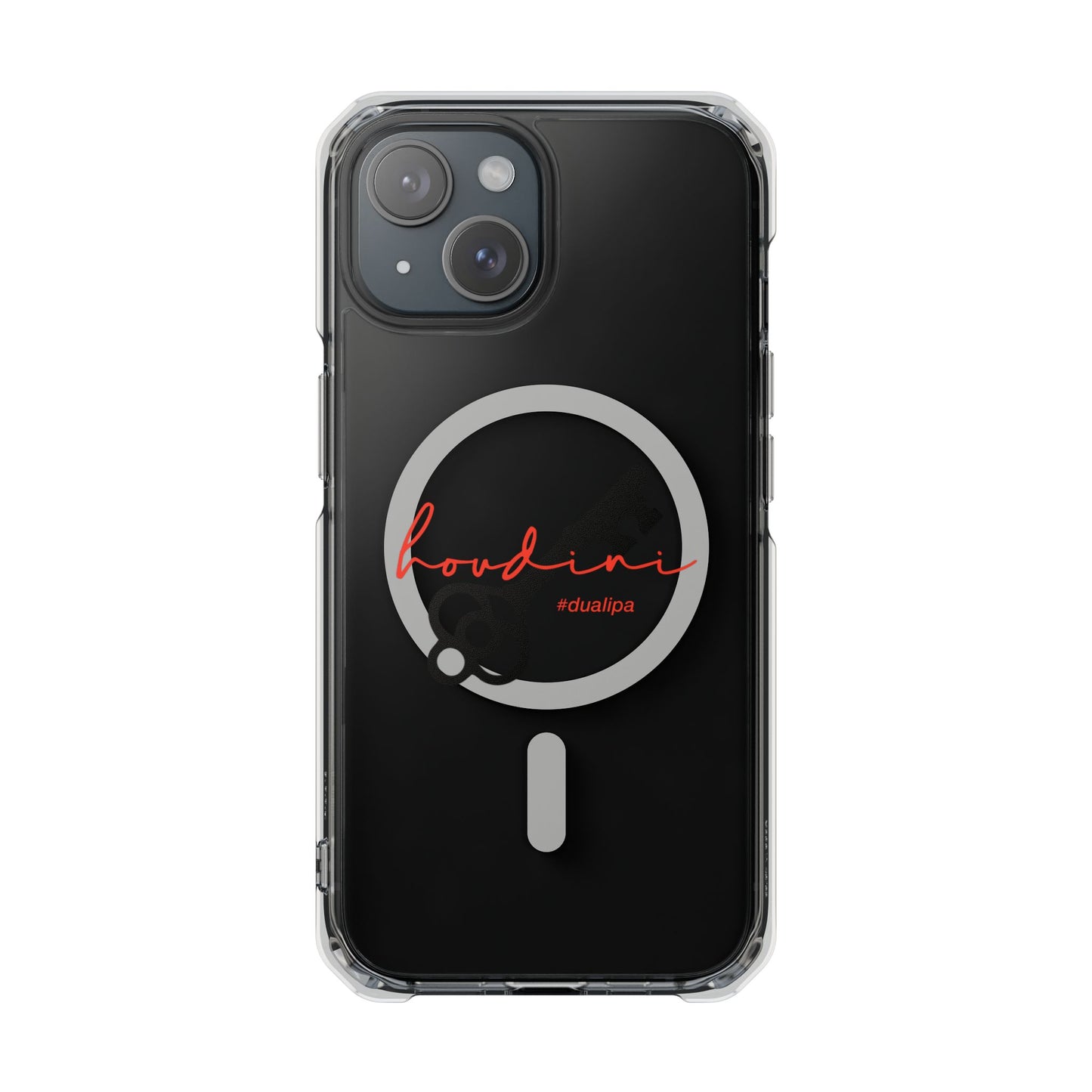Cursive Spell “Houdini” Magnetic Clear Impact case
