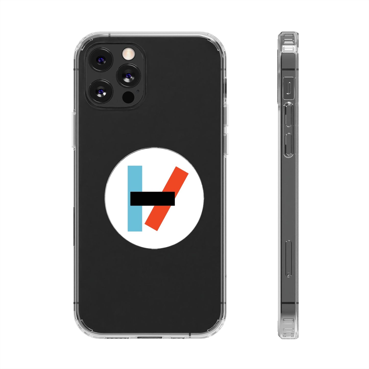 Circle Flame Clear Case