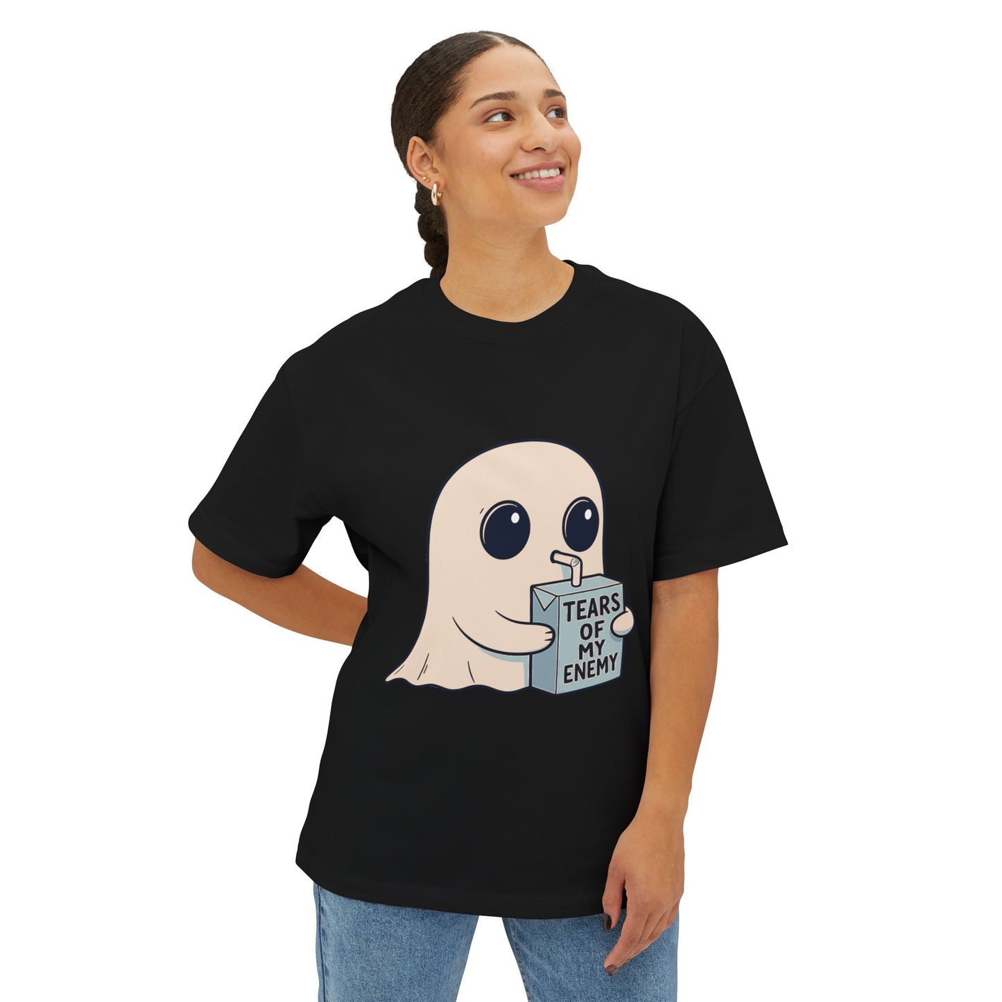 Oversized boxy Tee – Snazzy Tears Edition