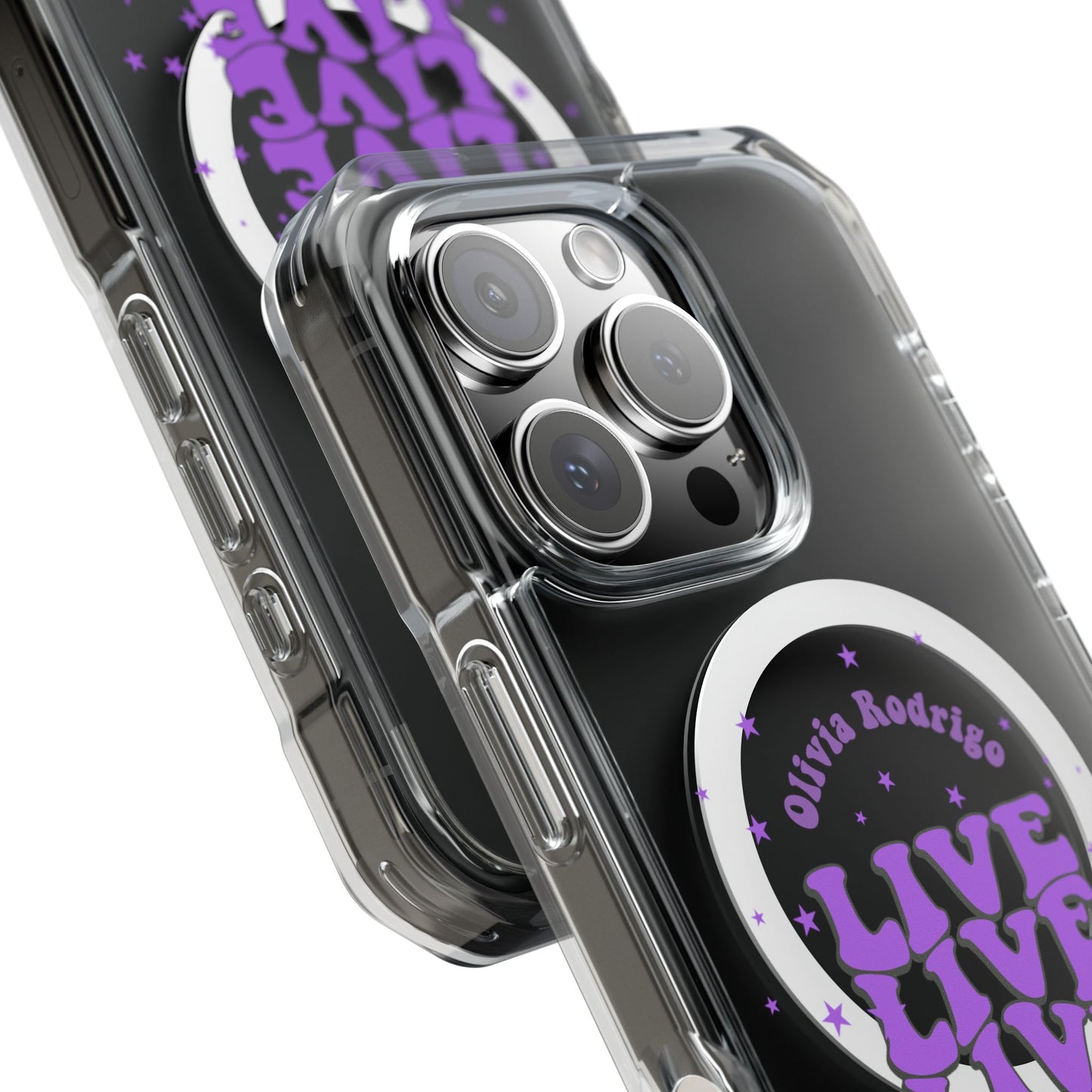 Olivia Rodrigo Live World Tour Magnetic Clear Impact Case