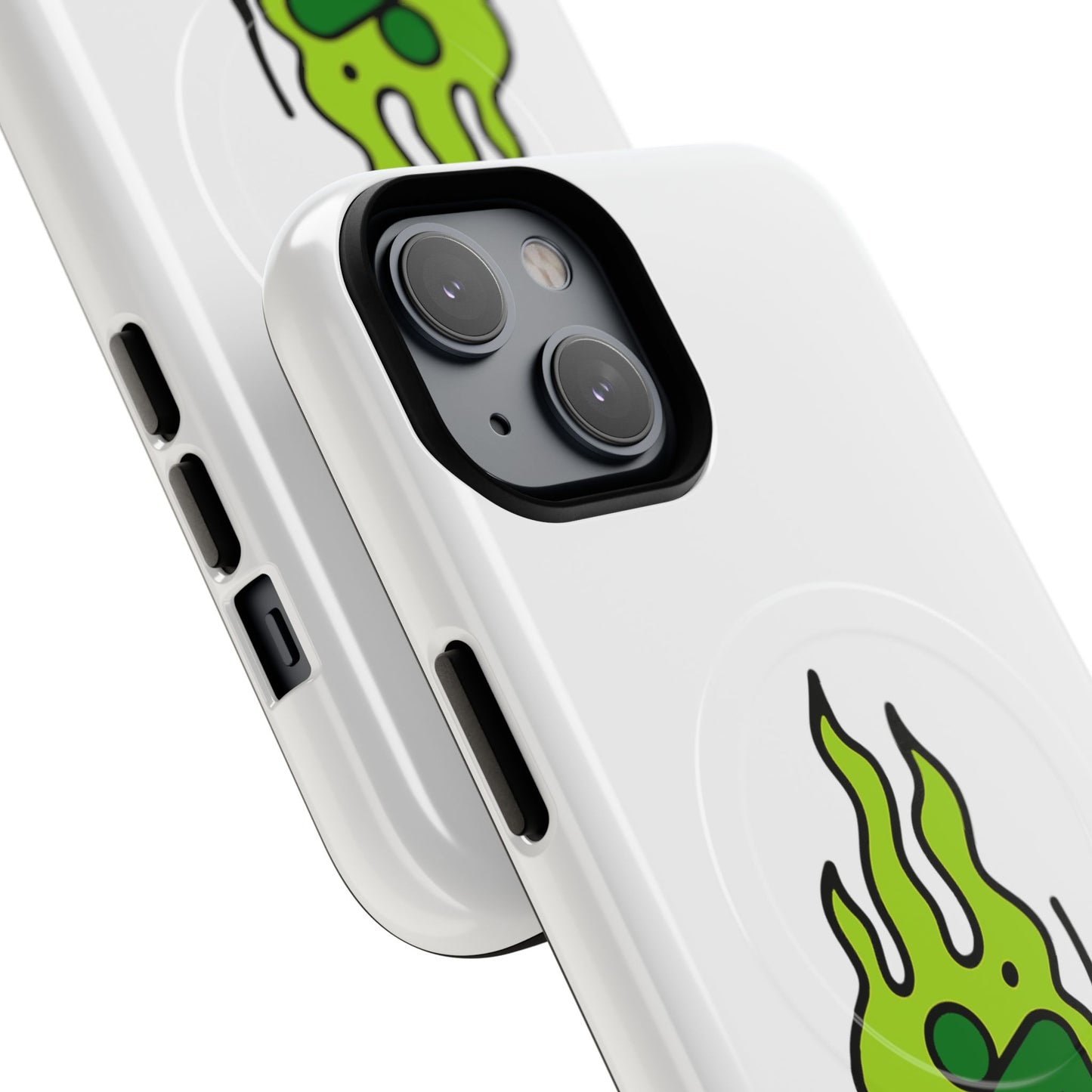 Green Flame Icon Tough Magnetic Case