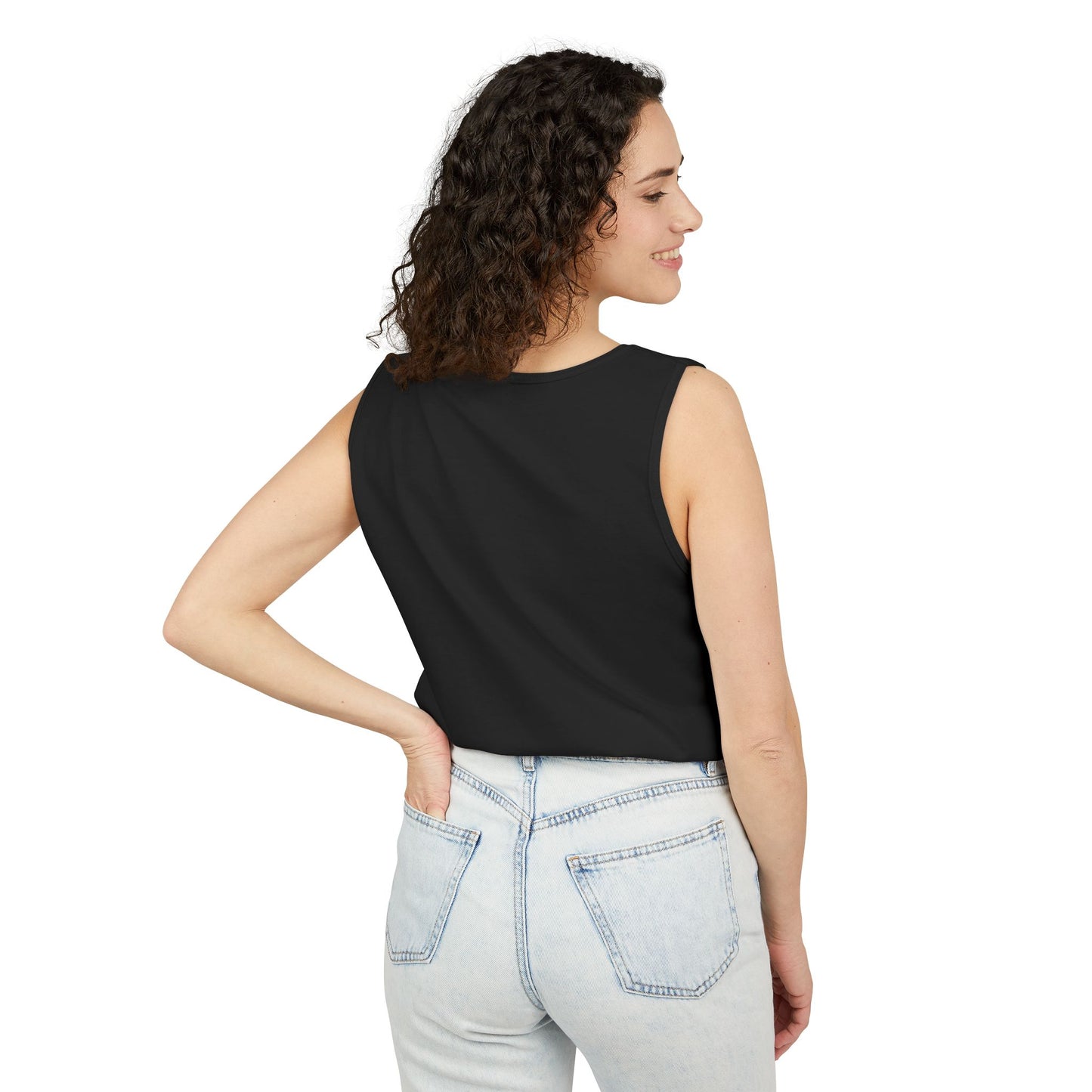 Dad Idea Right! Star & Butterfly-Dyed Tank Top