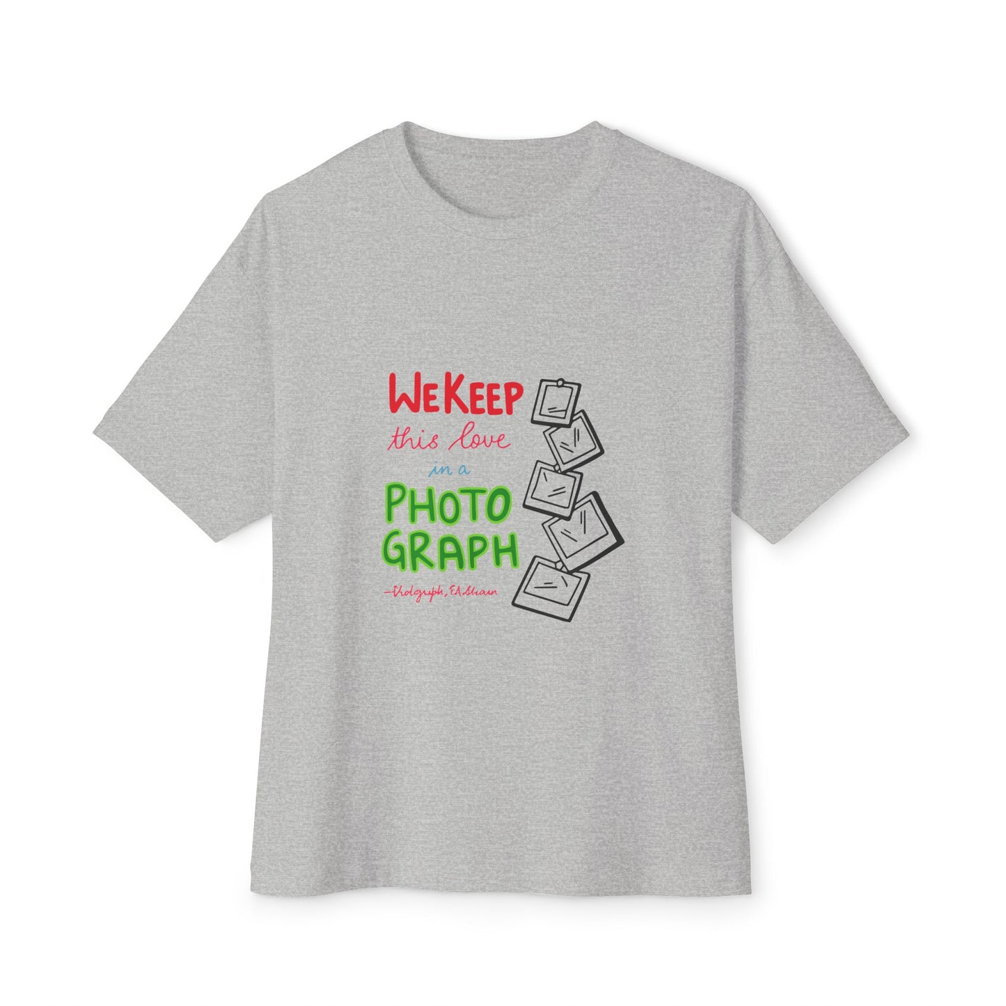White Paw Print Oversized Boxy Tee