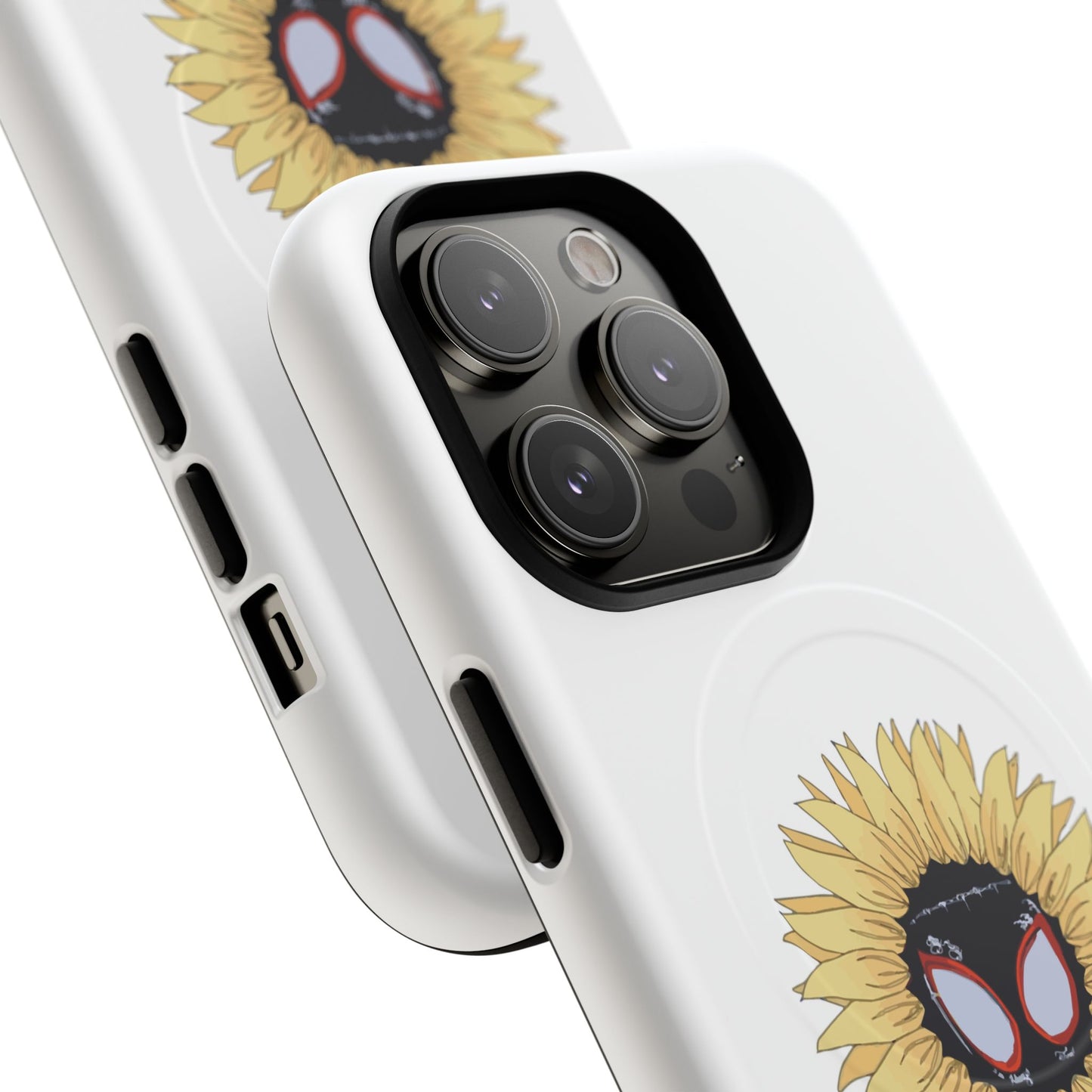 Sunflower Mask Illustration Tough Magnetic Case