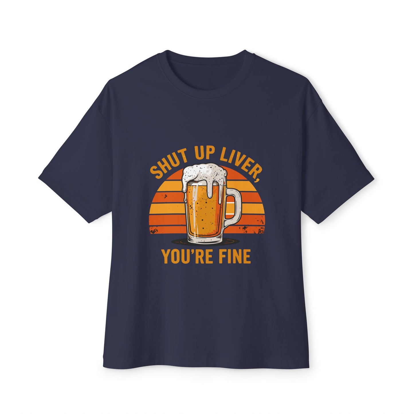Oversized boxy Tee – Snazzy You're fine Edition