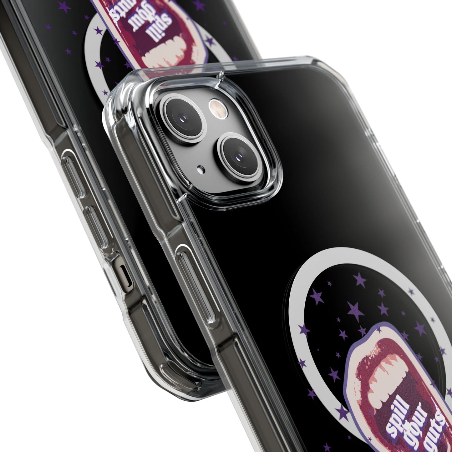 Spill Your Guts Scream Magnetic Clear Impact Case