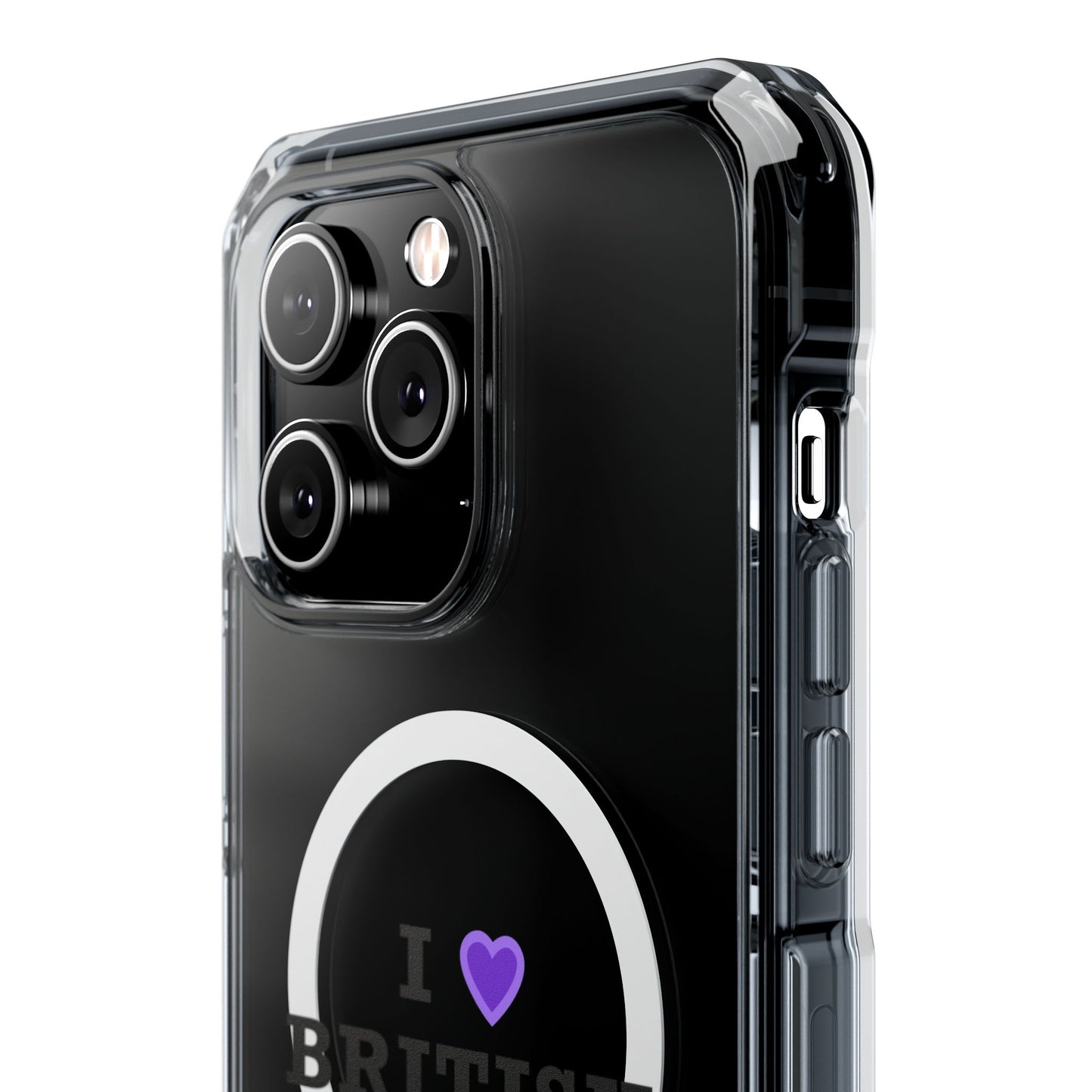 I Love British Accents Magnetic Clear Impact Case