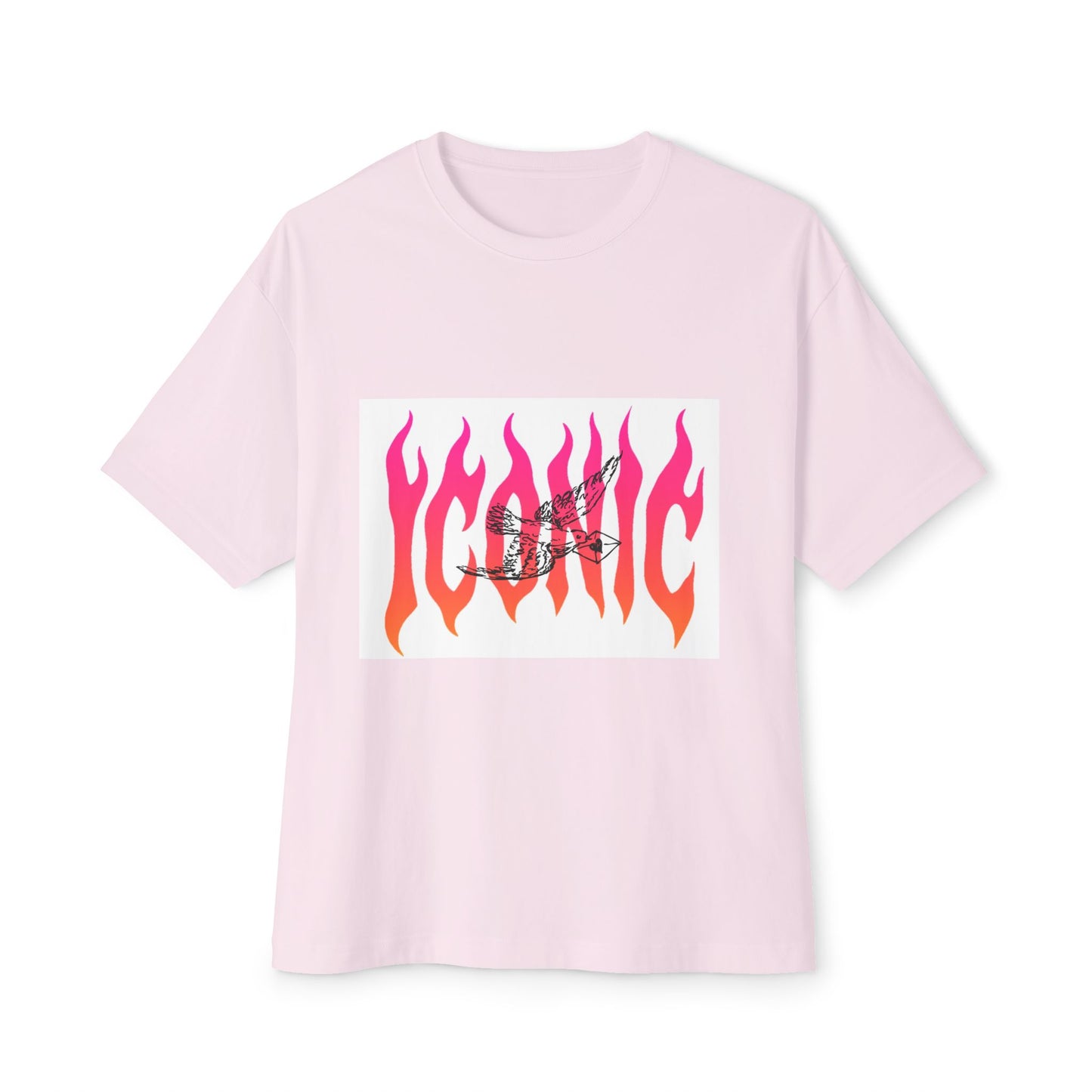 Flame Flight Iconic Unisex Oversized Boxy tee