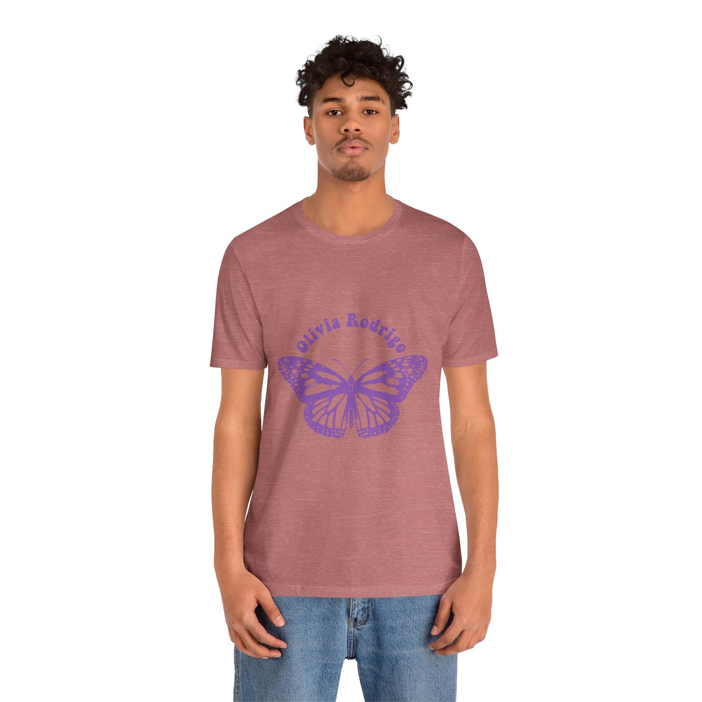 Olivia Rodrigo Unisex Jersey Short Sleeve Tee - With Butterfly