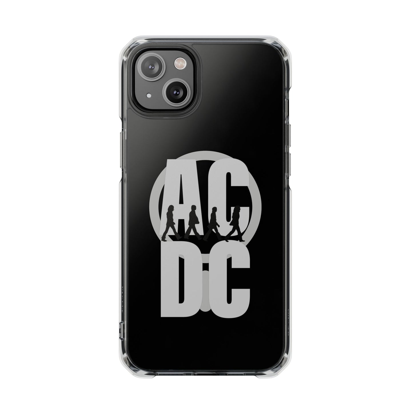Retro Walk Rock Magnetic Clear Impact case