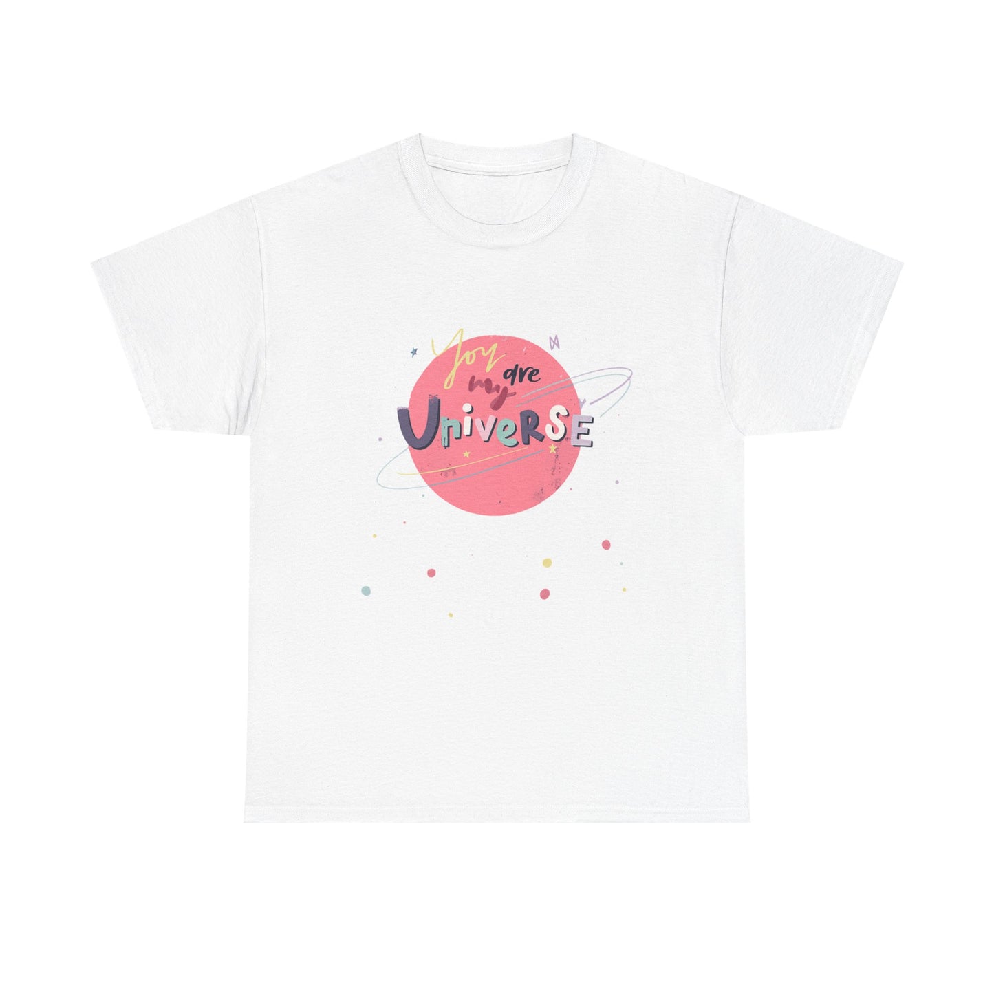 Pastel Planet & Universe Unisex Cotton Tee