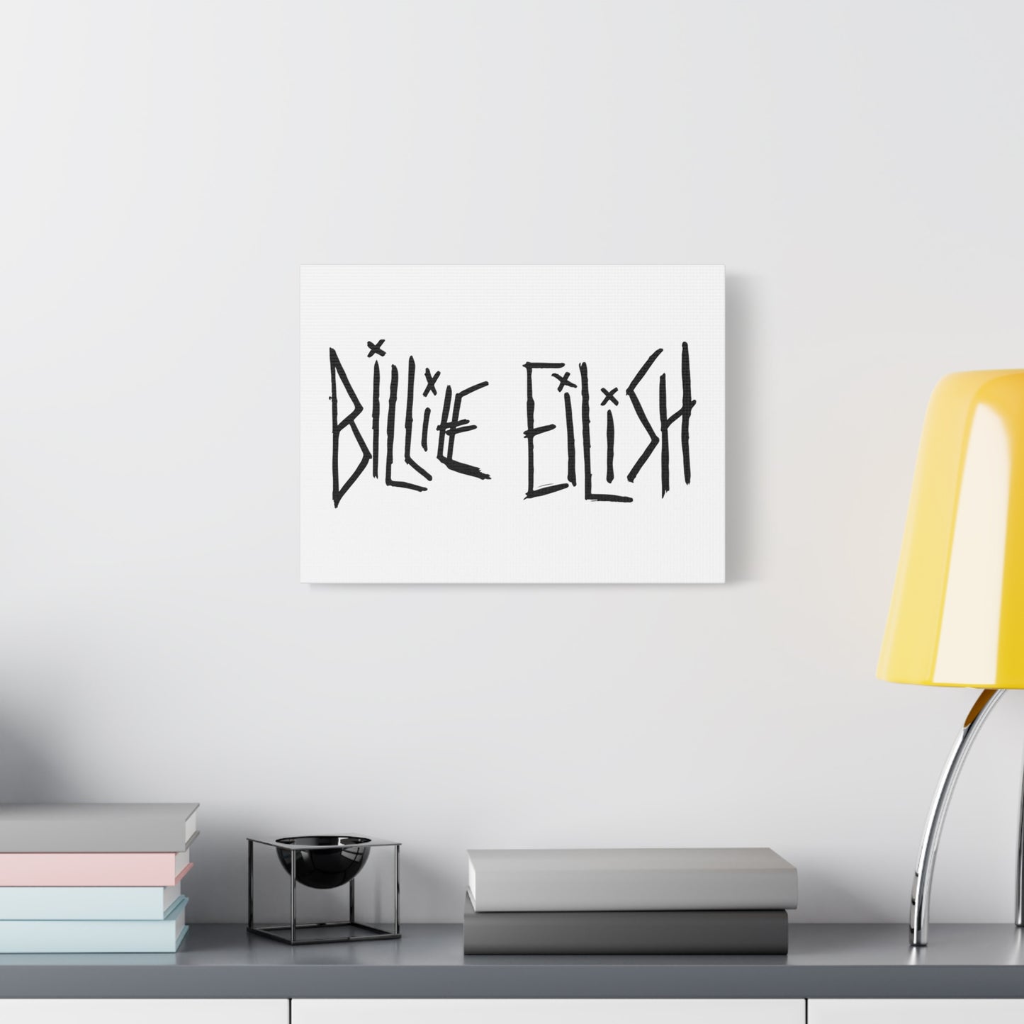 Twisted Ink Font Matte Canvas