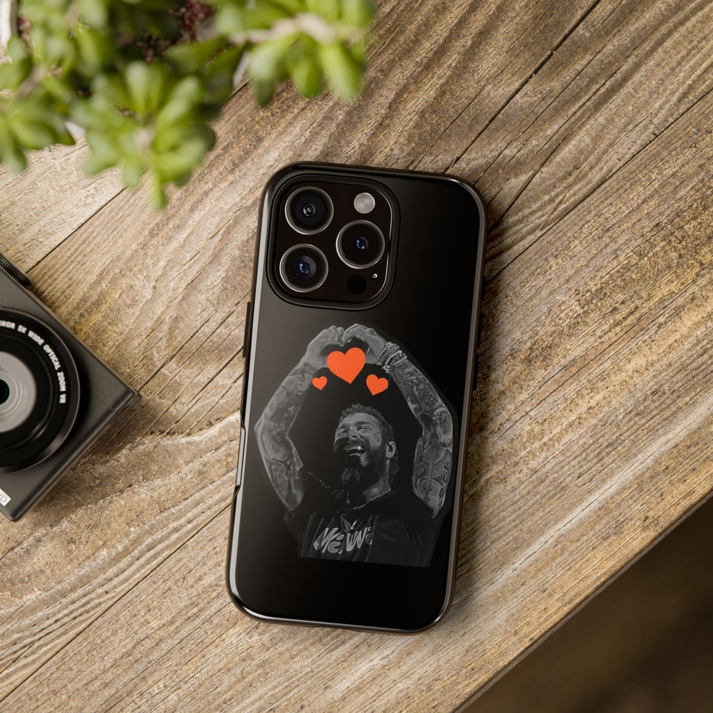 Tough iPhone Case (12–16 Pro Max) – Post Malone Heartfelt Wishes