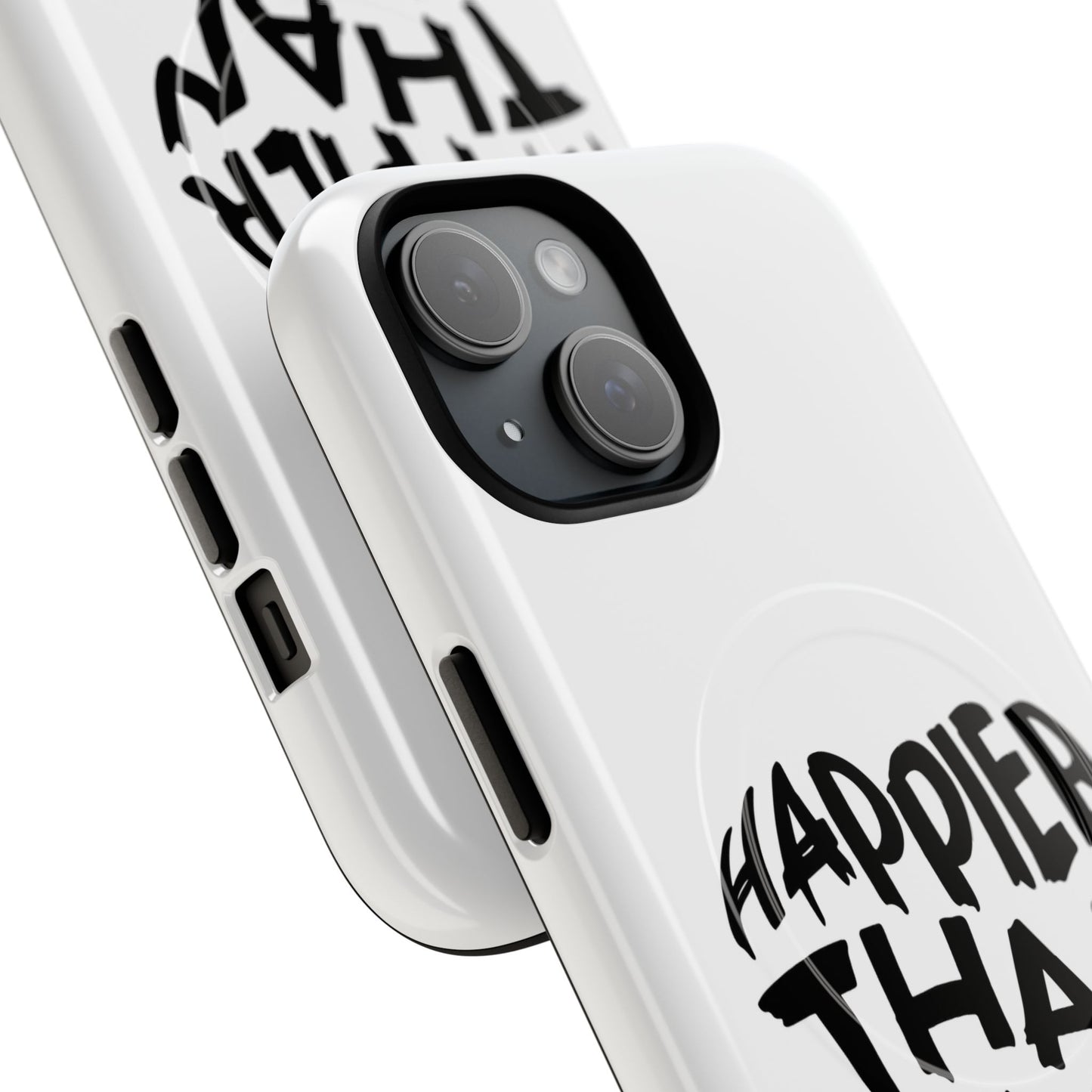 Happier Heart Lettering Tough Magnetic Case