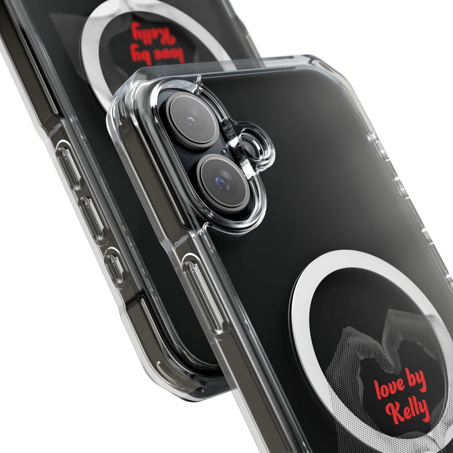 Love Echo by K Magnetic clear Impact Case
