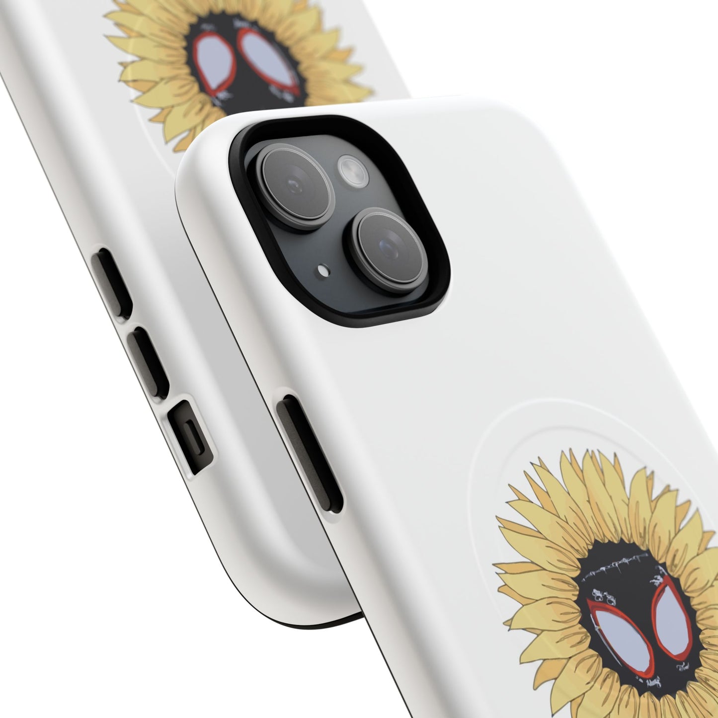 Sunflower Mask Illustration Tough Magnetic Case