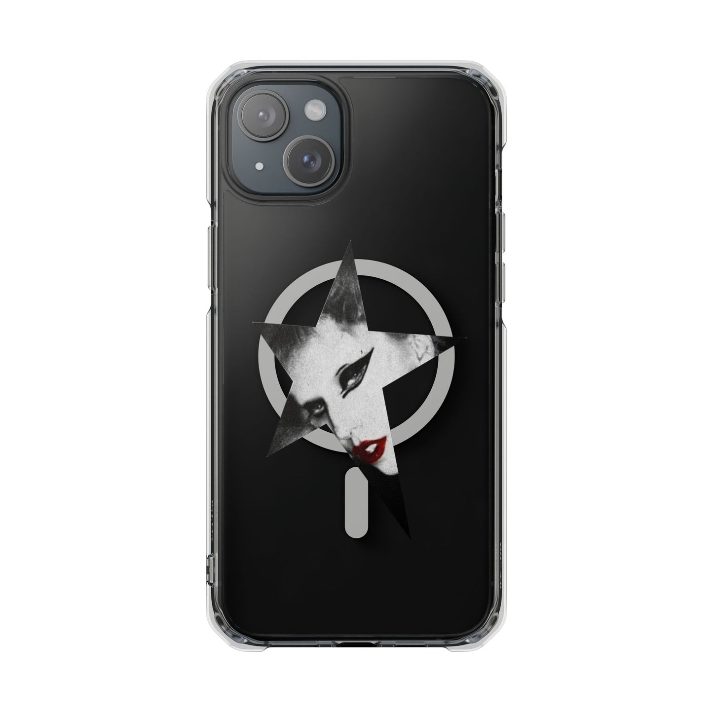 Born This Way Star Face Magnetic clear case