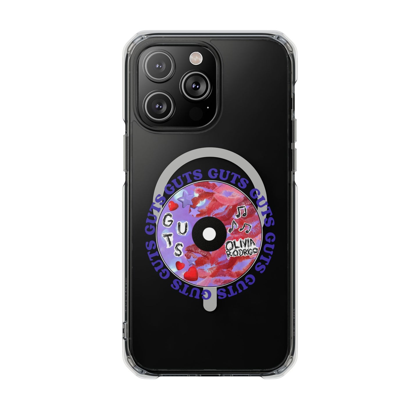Guts Album Art CD Magnetic Clear Impact Case