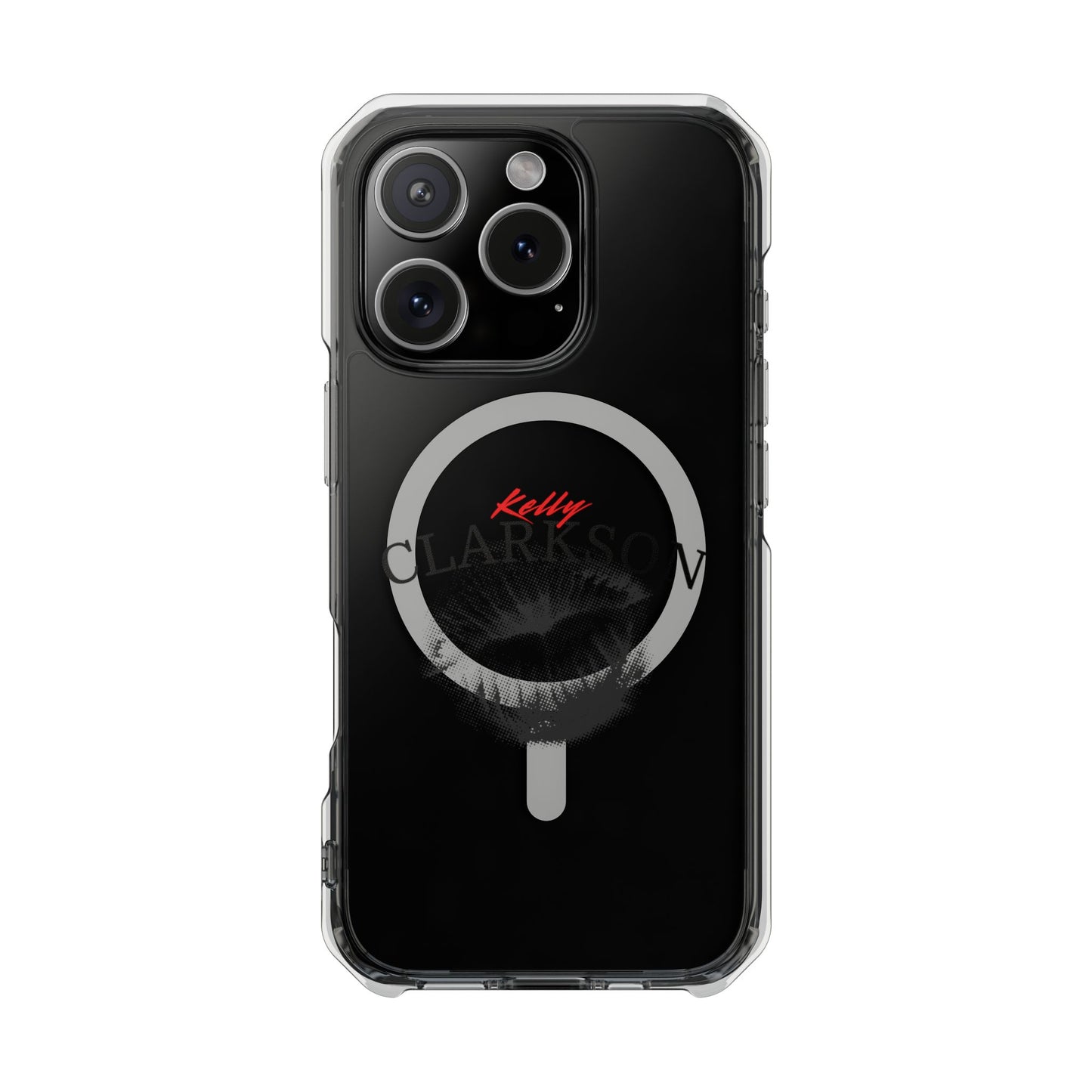 Retro Kiss Sound Magnetic clear Impact Case