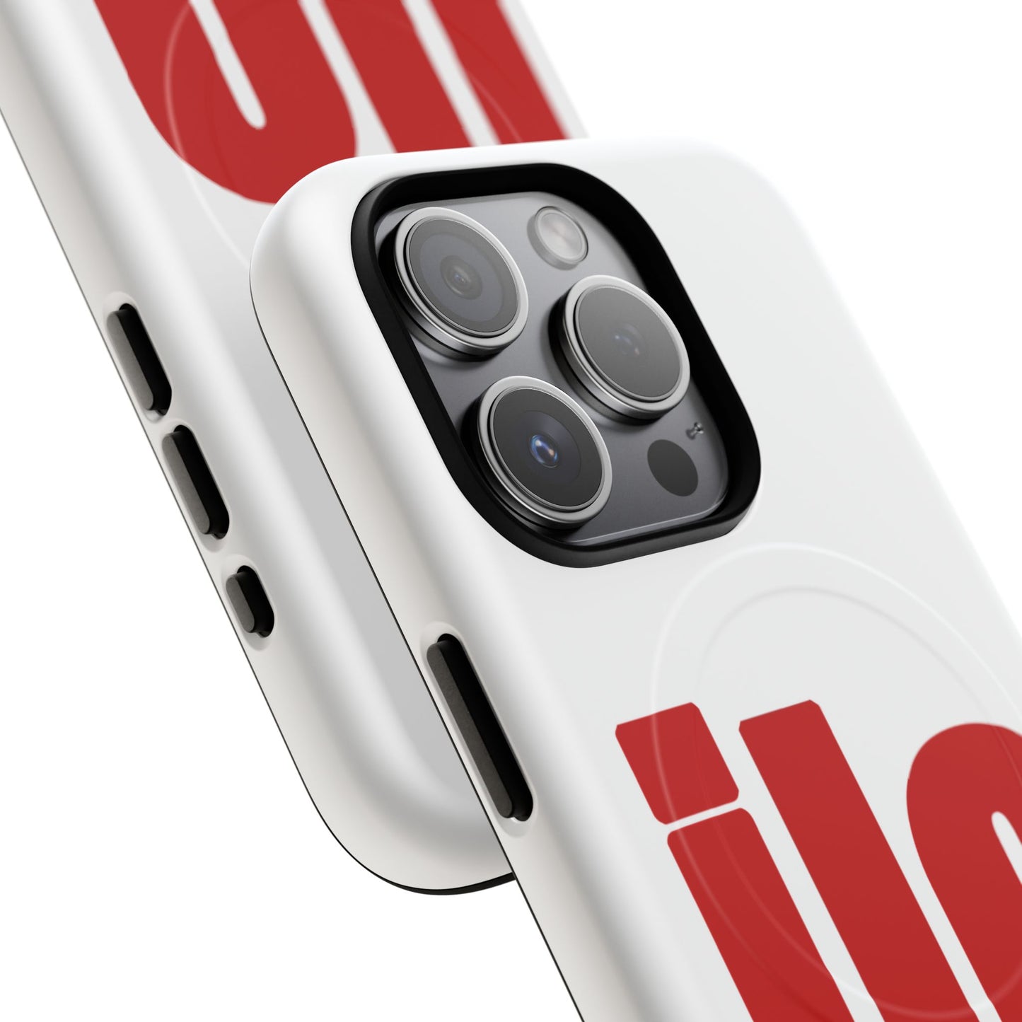 ILO Bold Red Block Tough Magnetic Case