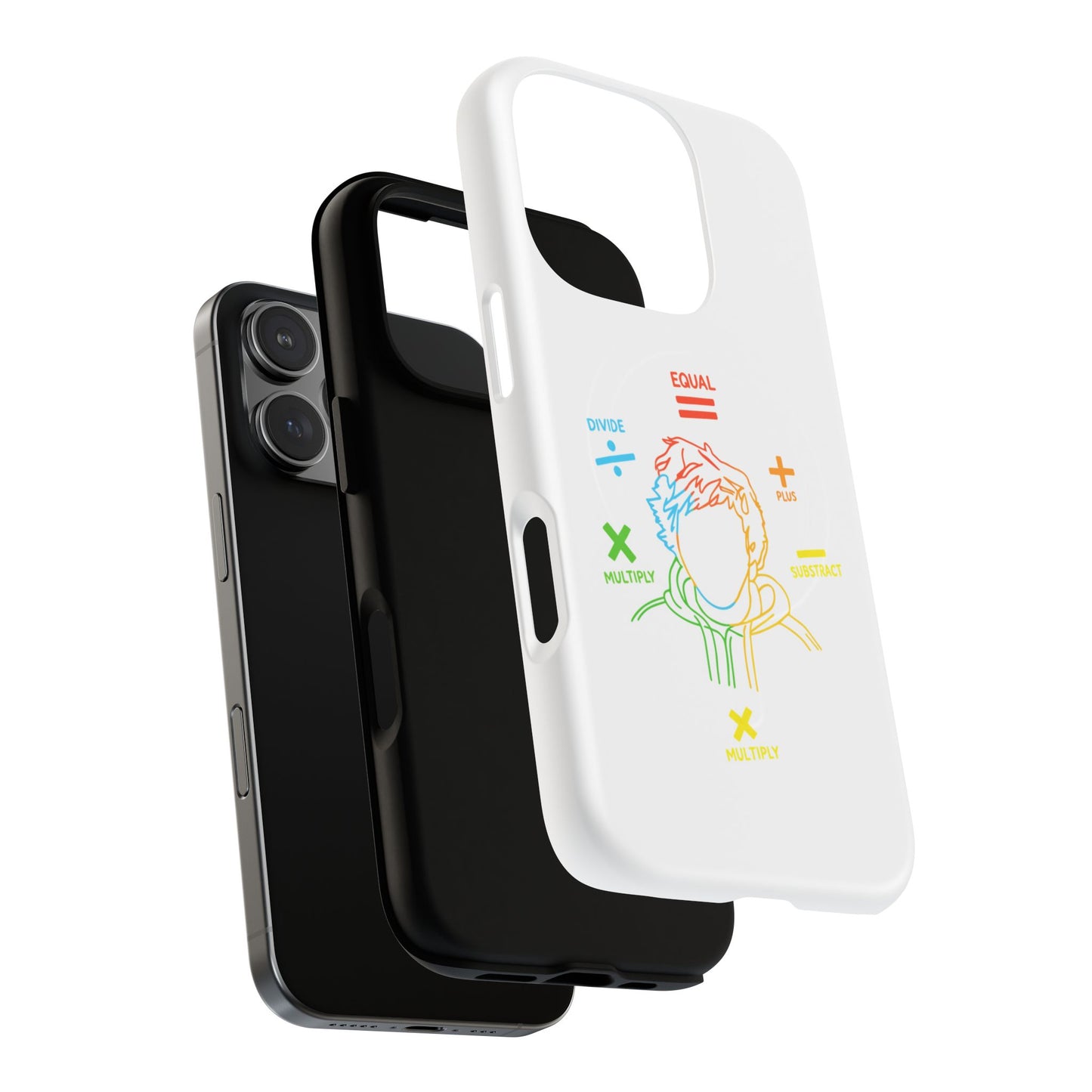 Minimalist Divide Symbol with Brush Tough Magnetic case